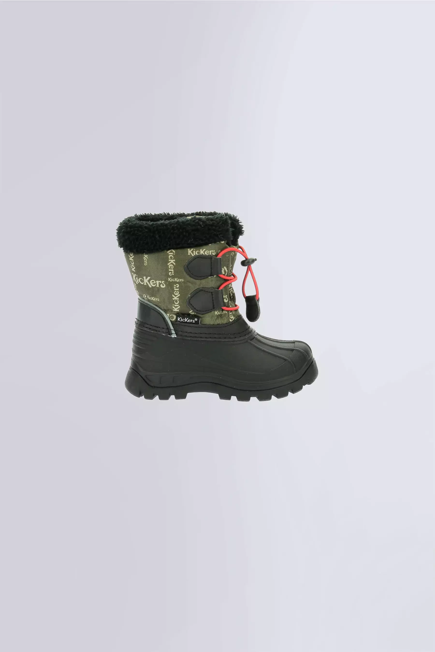 Sealsnow - Botte de neige noir et vert pour garçon de la marque Kickers  - Kids & Co © Officiel