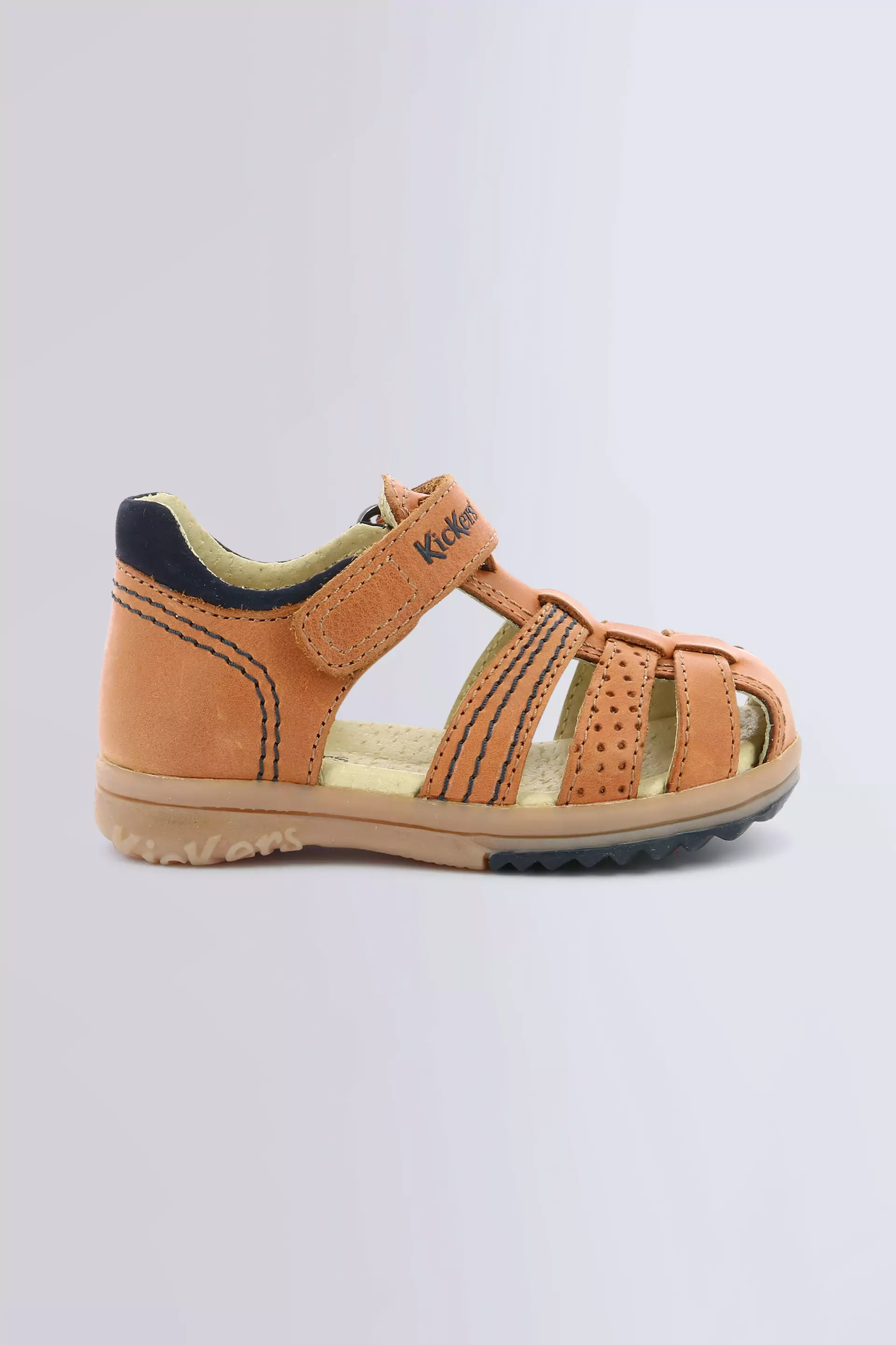 Platiback camel - Sandales pour garçon de la marque Kickers - Kids & Co © Officiel