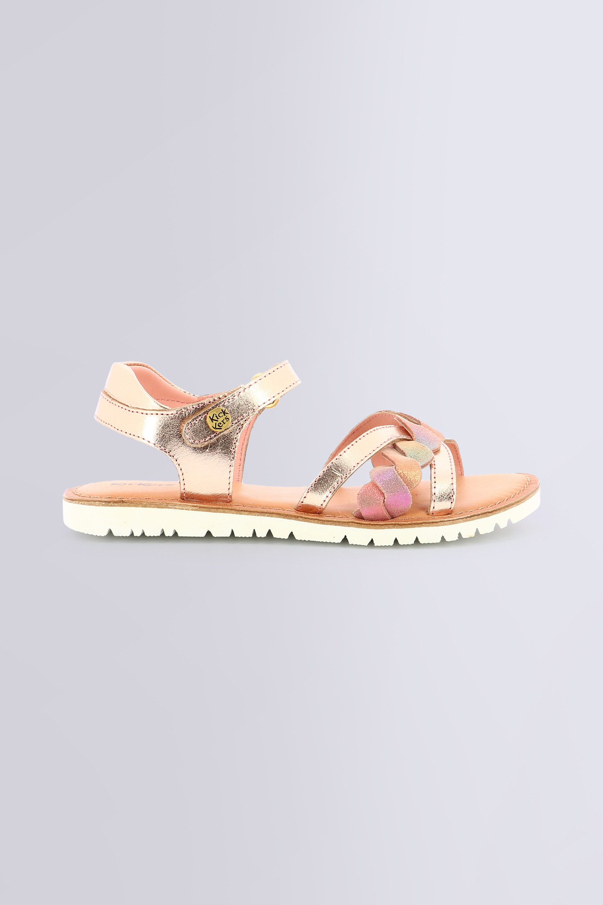 Betty - Sandales rose rainbow pour fille de la marque Kickers - Kids & Co © Officiel Betty - Sandales rose rainbow pour fille de la marque Kickers - Kids & Co © Officiel