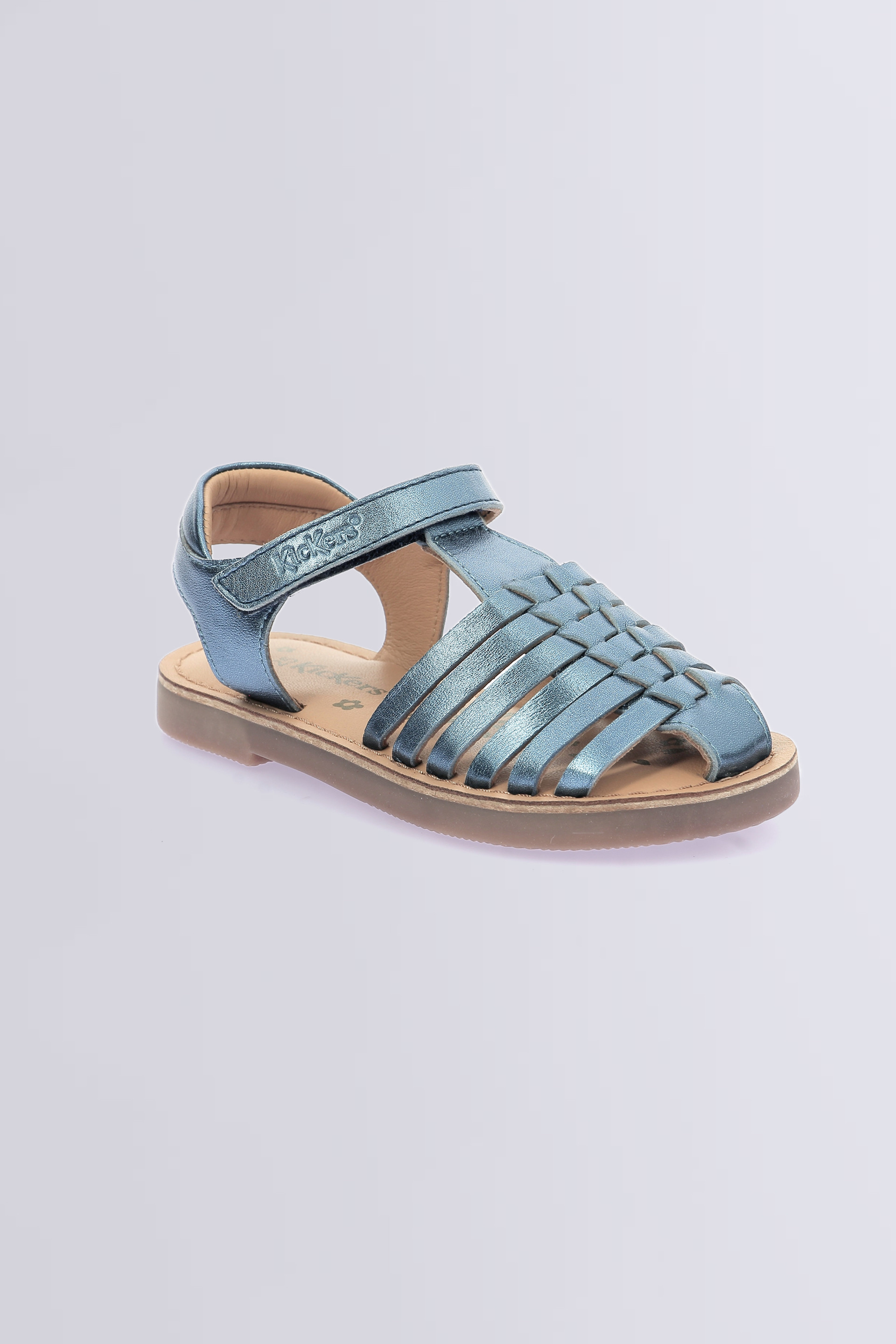 Kick Preklo - Sandales marine irisé pour fille de la marque Kickers  - Kids & Co © Officiel