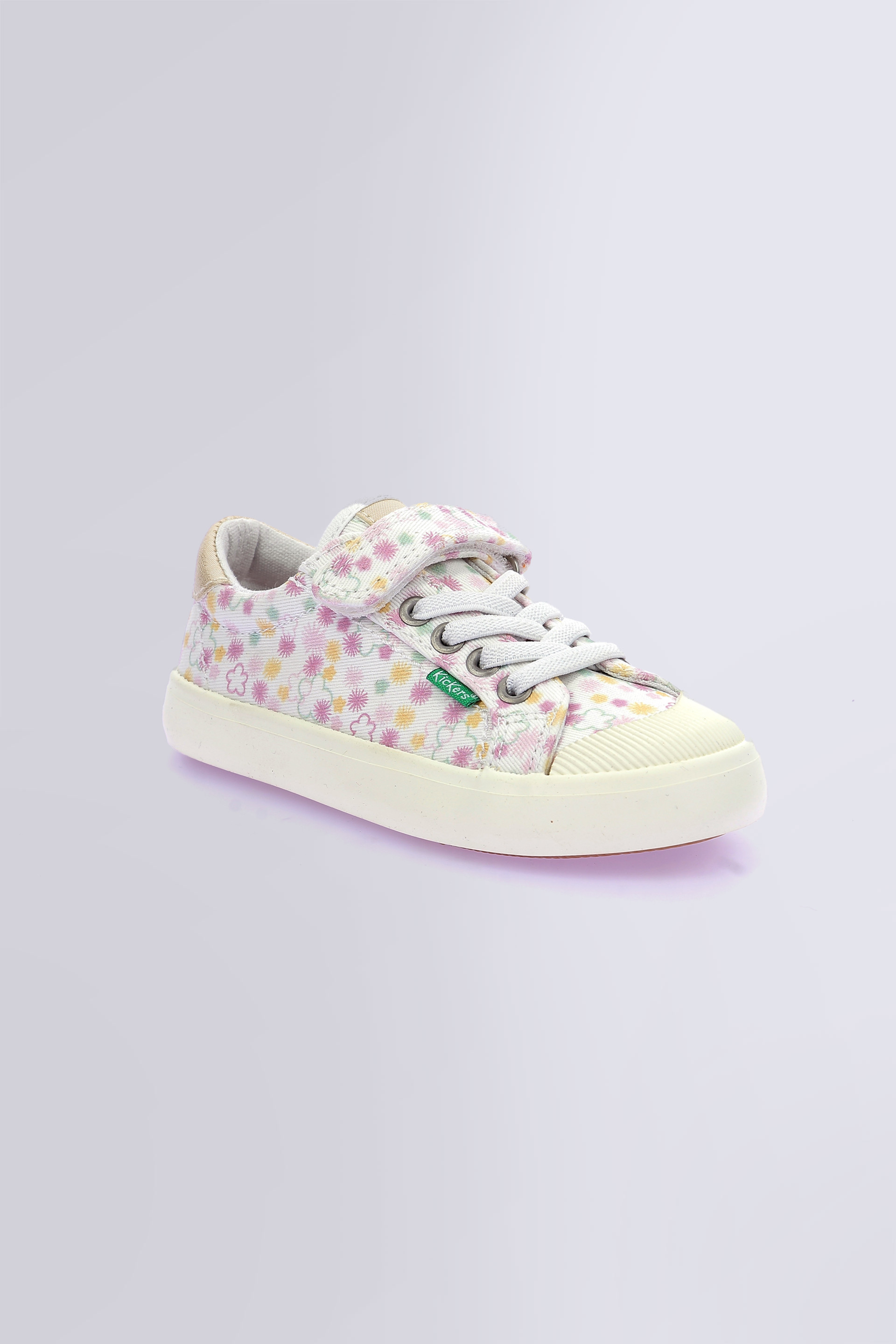 Kickgoldi - Baskets blanc pour fille de la marque Kickers  - Kids & Co © Officiel
