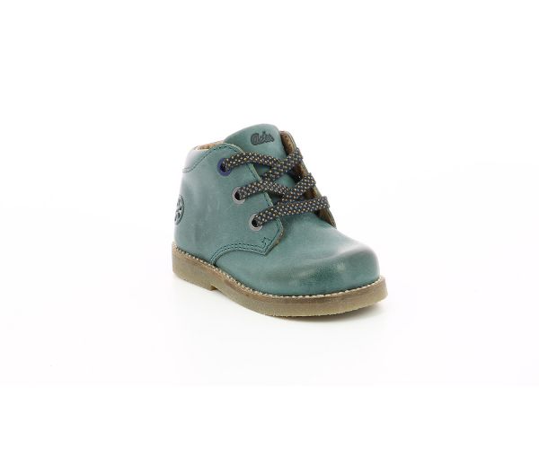 Bottillons Pour Garcon Selas Vert Foret Chaussures Pour Bebe De La Marque Aster Kids And Co