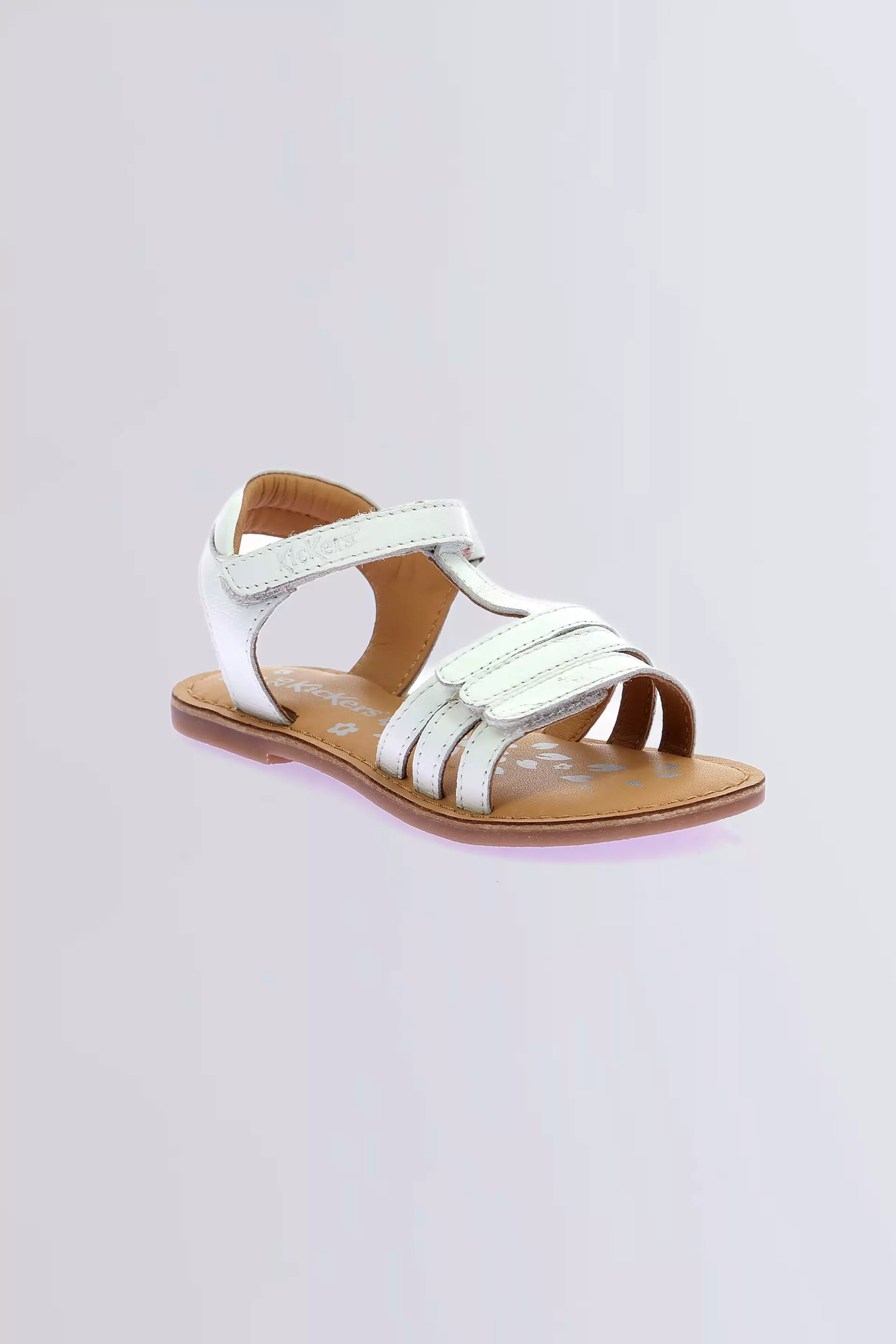 Diamanto - Sandales blanc pour fille de la marque Kickers  - Kids & Co © Officiel