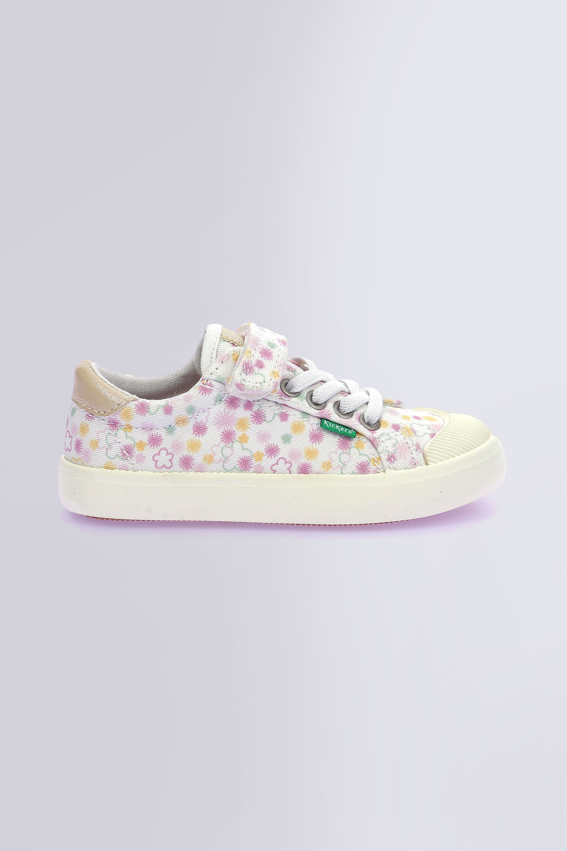 Kickgoldi - Baskets blanc pour fille de la marque Kickers  - Kids & Co © Officiel