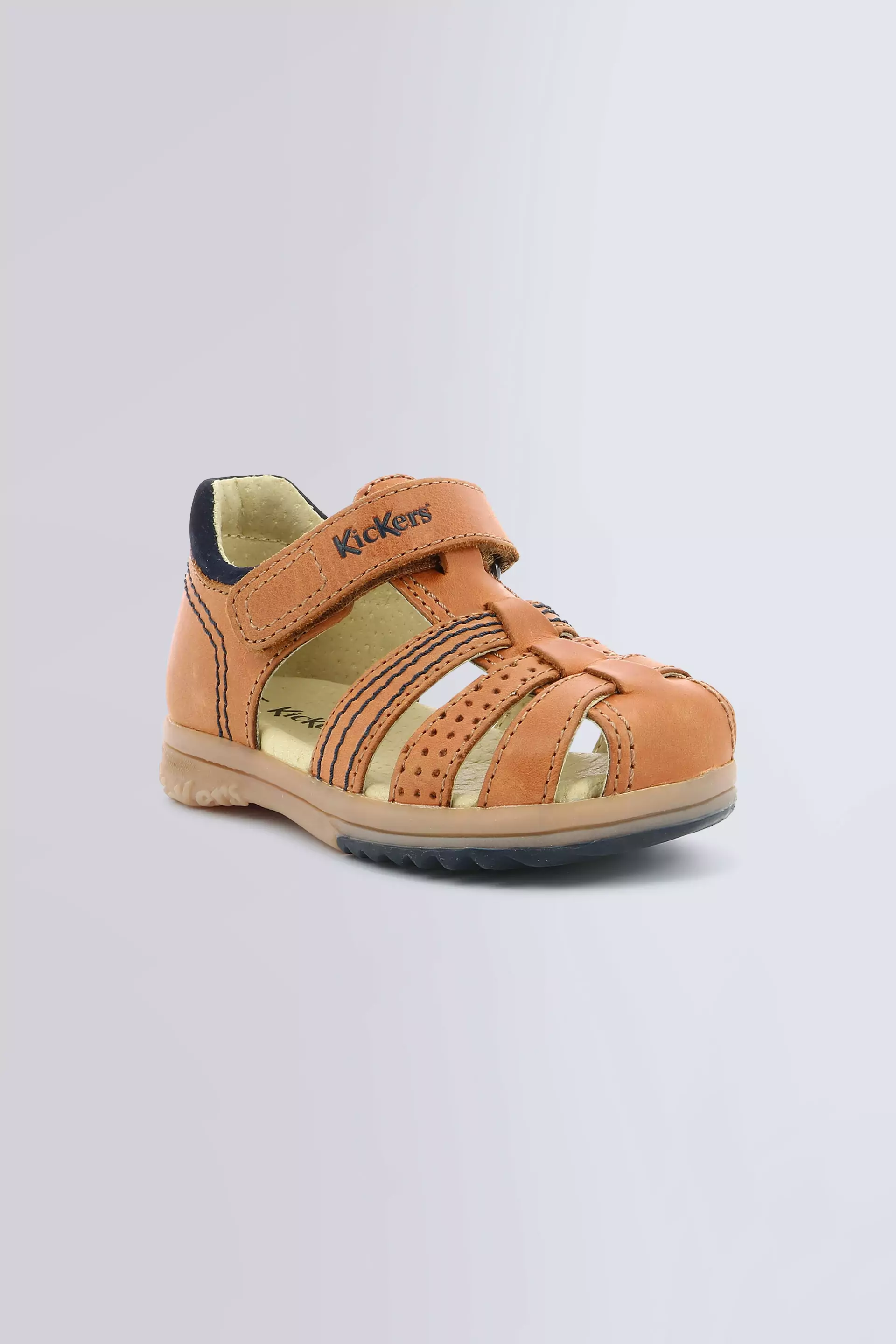 Platiback camel - Sandales pour garçon de la marque Kickers - Kids & Co © Officiel