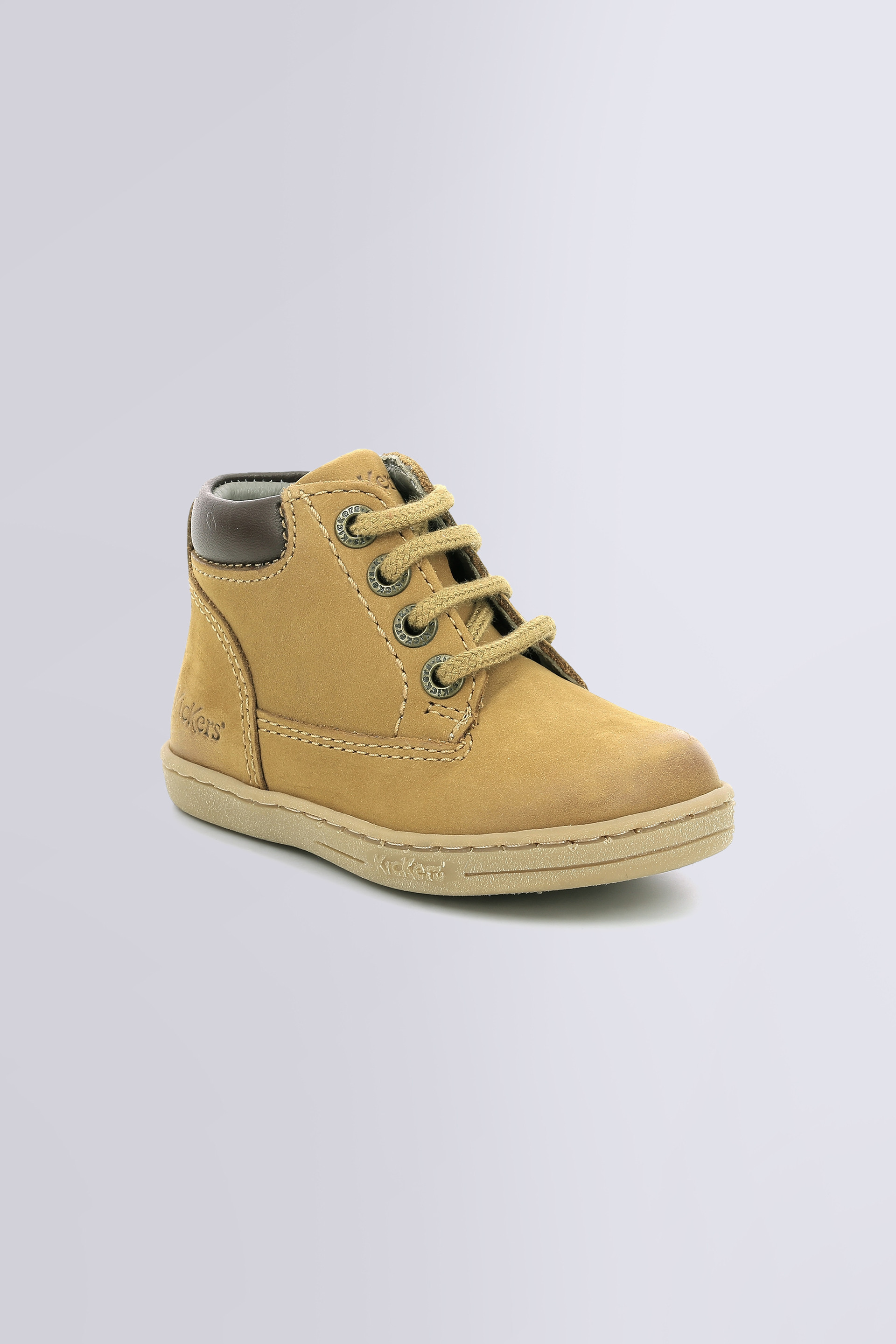 Tackland - Bottillons camel et marron pour fille et garçon de la marque Kickers - Kids & Co © Officiel Tackland - Bottillons camel et marron pour fille et garçon de la marque Kickers - Kids & Co © Officiel