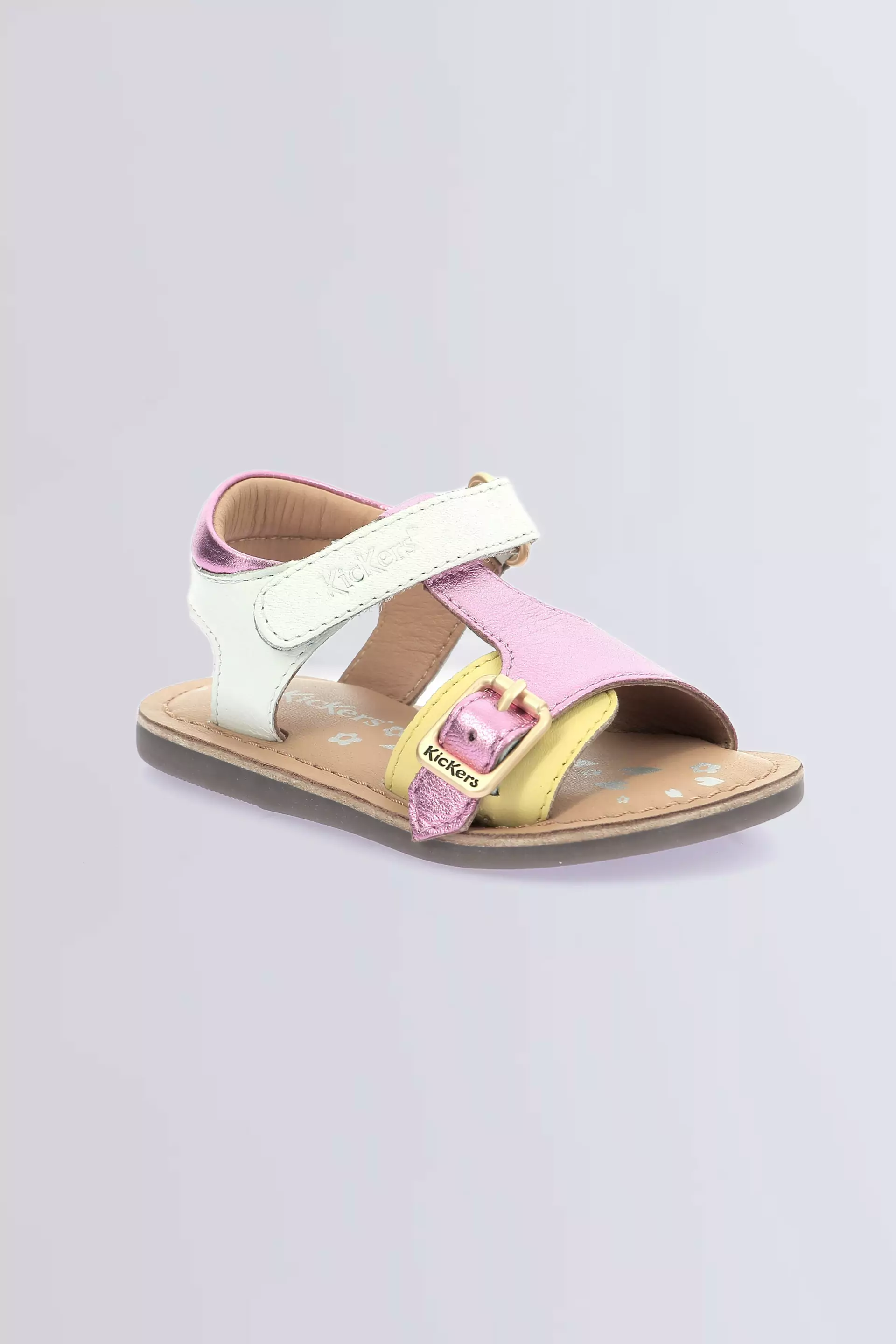 Diazz - Sandales blanc et multicore pour fille de la marque Kickers  - Kids & Co © Officiel