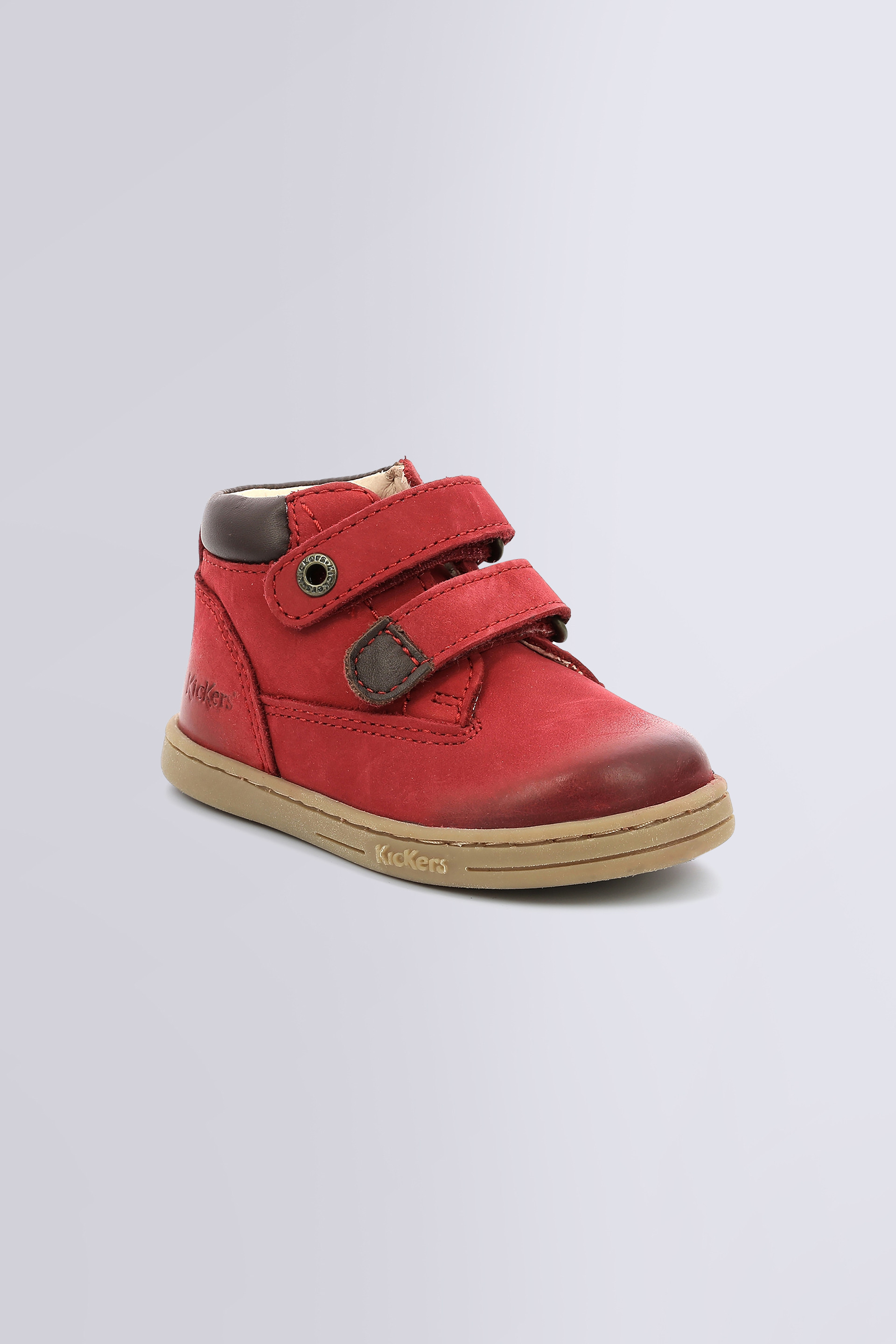 Tackeasy - Bottillons rouge pour fille et garçon de la marque Kickers  - Kids & Co © Officiel