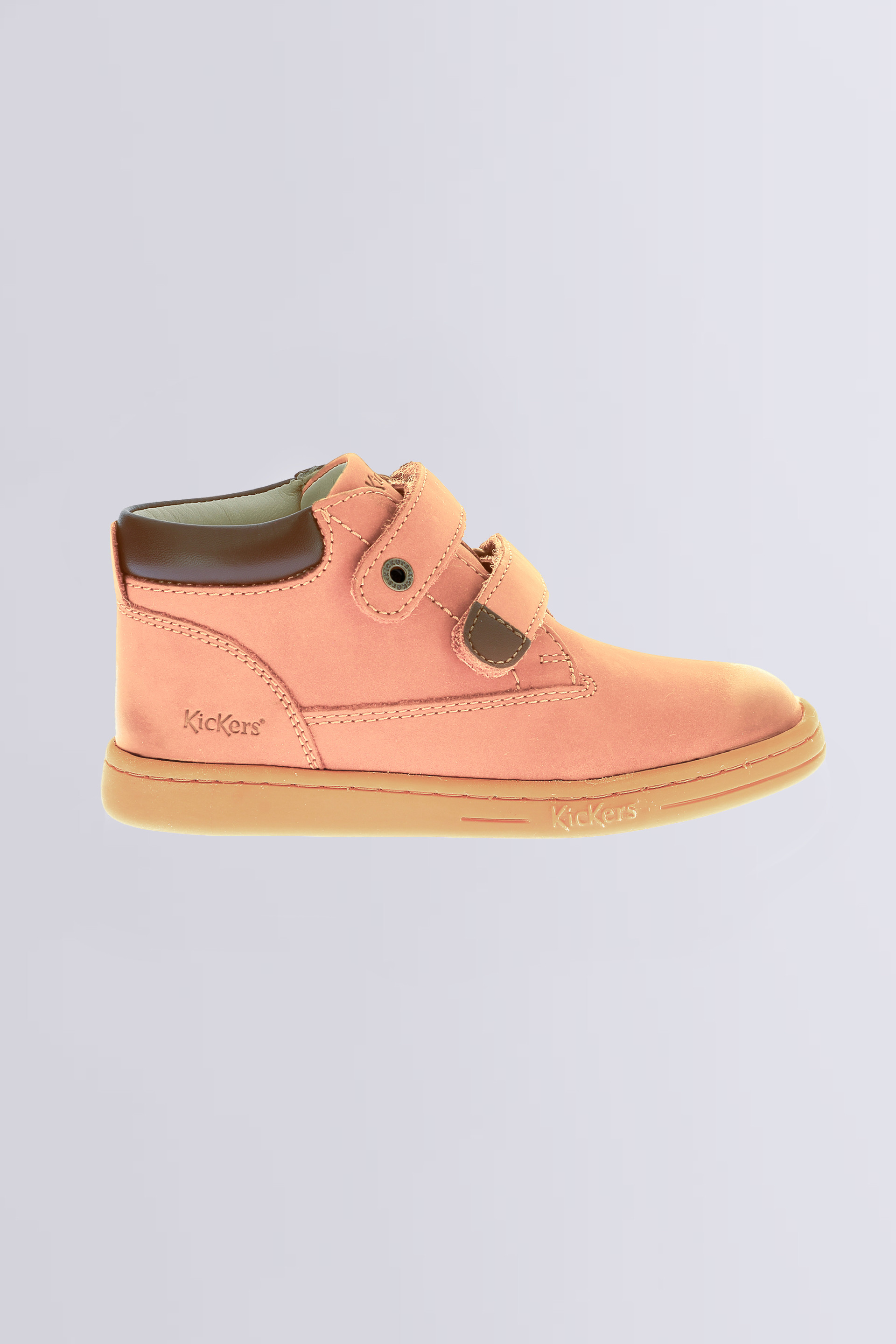 Tackeasy - Bottillons rose clair pour fille et garçon de la marque Kickers  - Kids & Co © Officiel