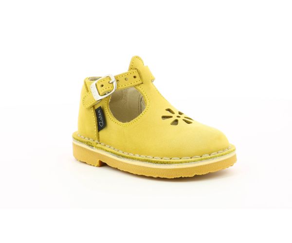 Salomes Pour Garcon Bimbo Jaune Chaussures Pour Bebe De La Marque Aster Kids And Co