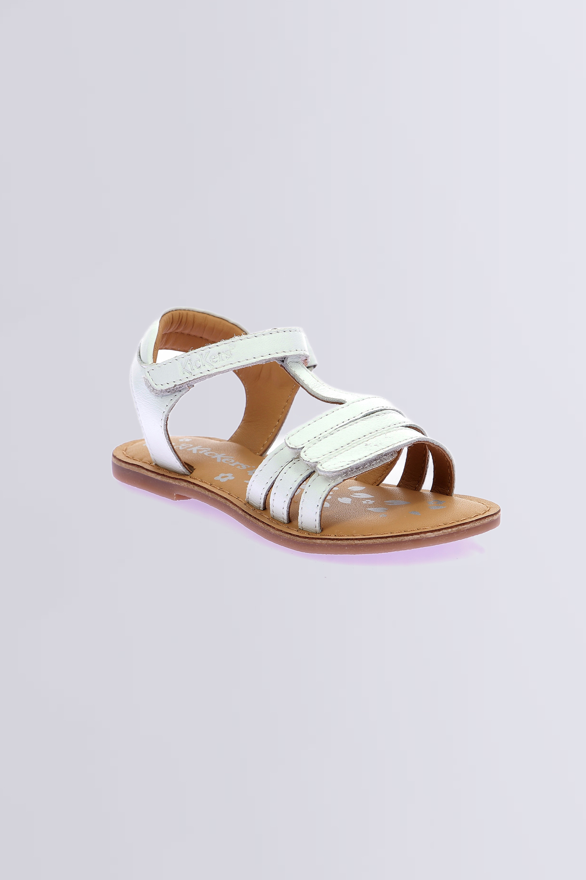 Diamanto - Sandales blanc pour fille de la marque Kickers  - Kids & Co © Officiel