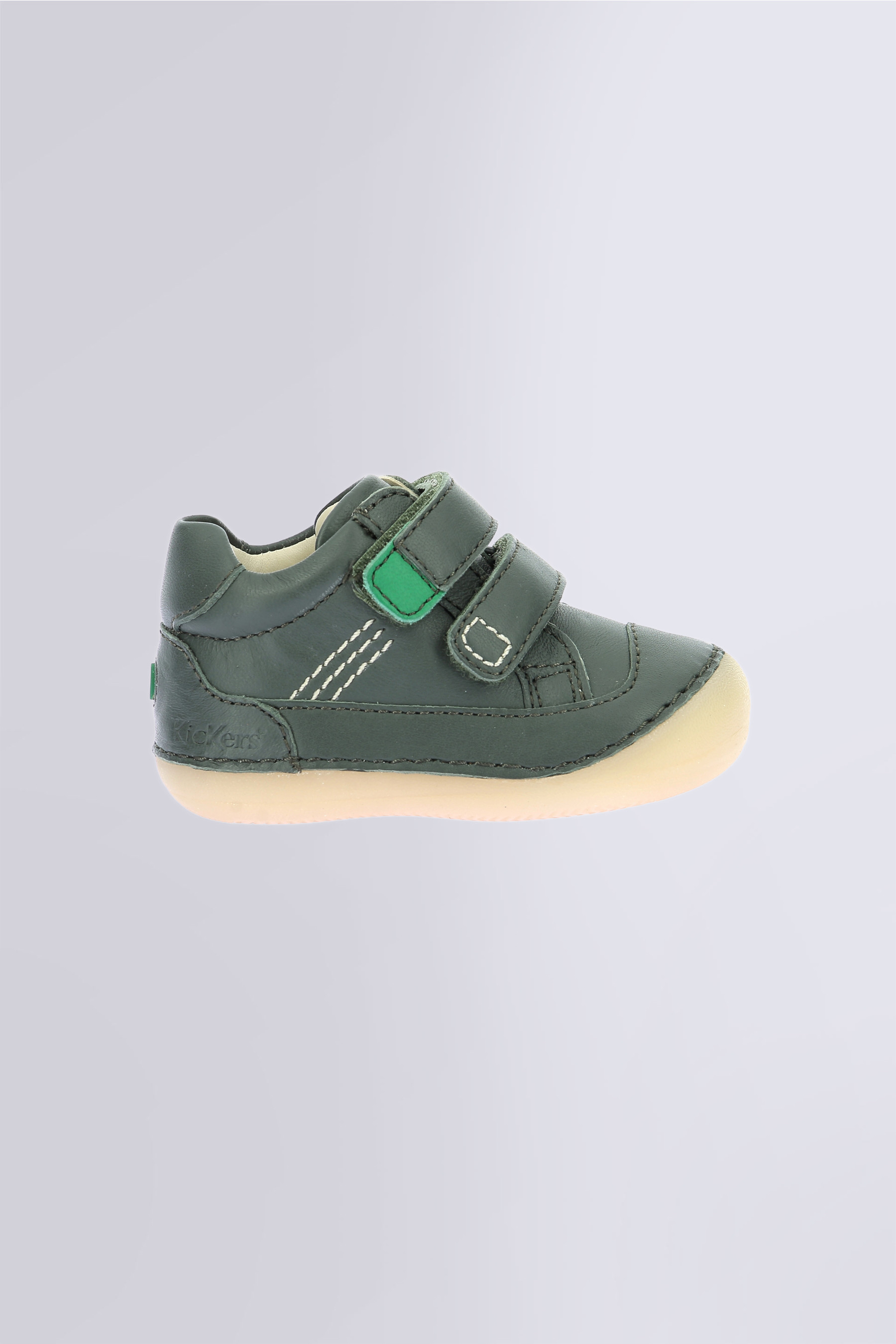 Kick Sonao - Bottillons kaki foncé pour garçon de la marque Kickers  - Kids & Co © Officiel