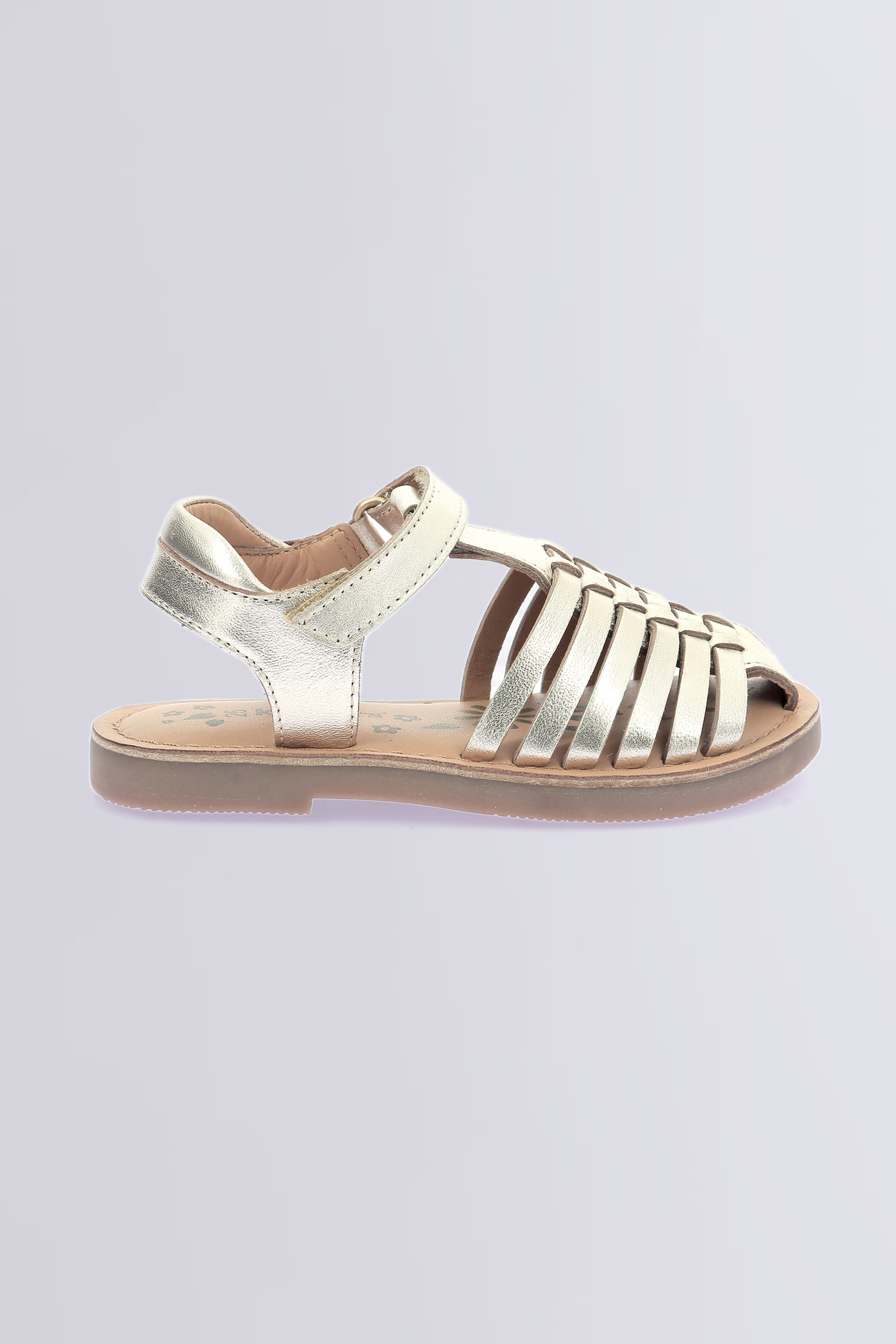 Kick Preklo - Sandales or pour fille de la marque Kickers  - Kids & Co © Officiel