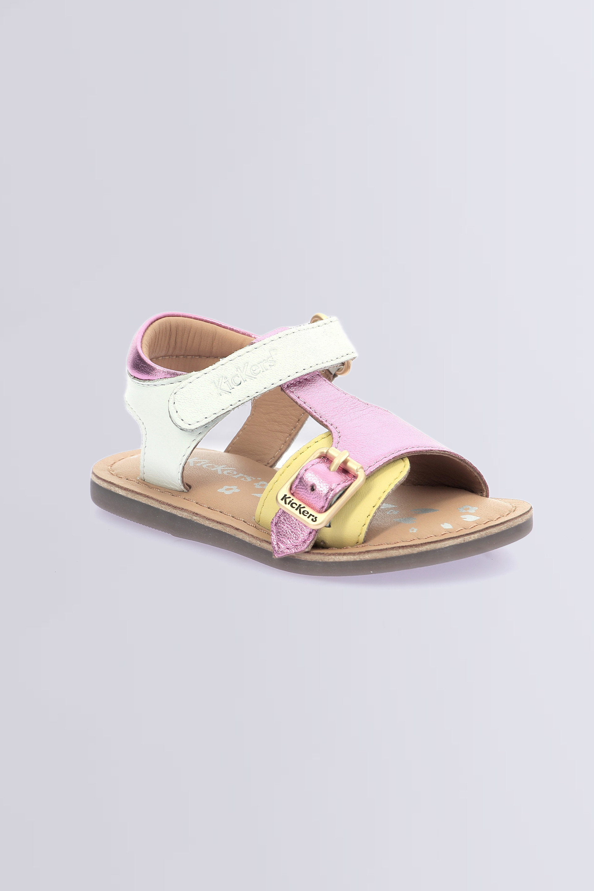Diazz - Sandales blanc et multicore pour fille de la marque Kickers  - Kids & Co © Officiel