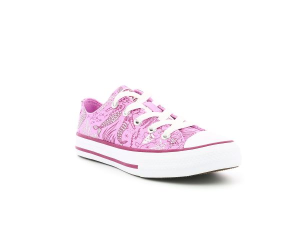 converse fille violet