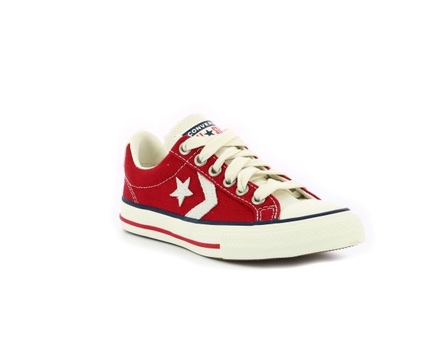 converse rouge fille