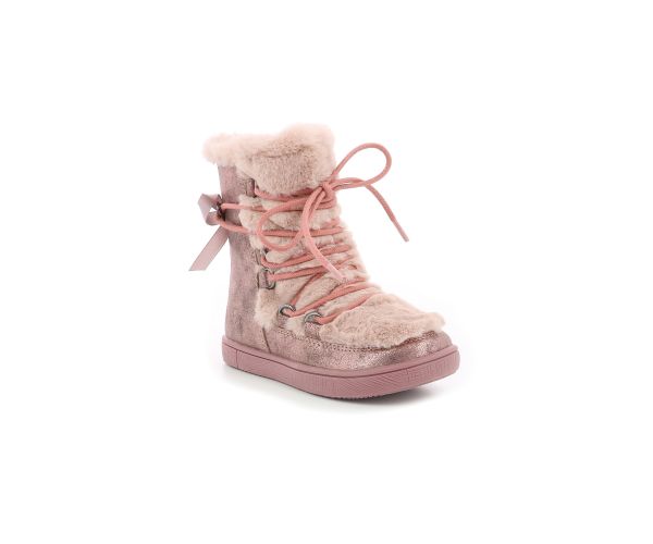 boots rose fille