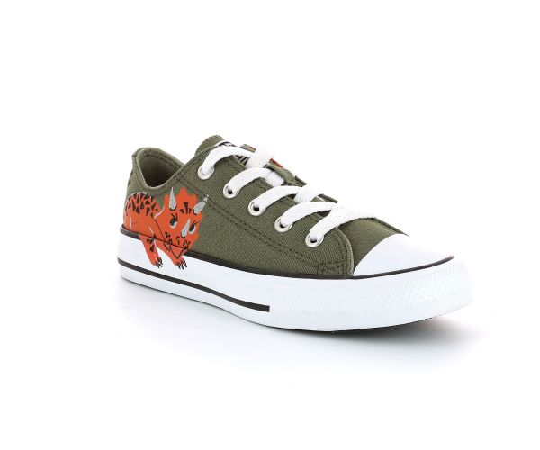 CHUCK TAYLOR ALL STAR OX EV KAKI DINO ORANGE