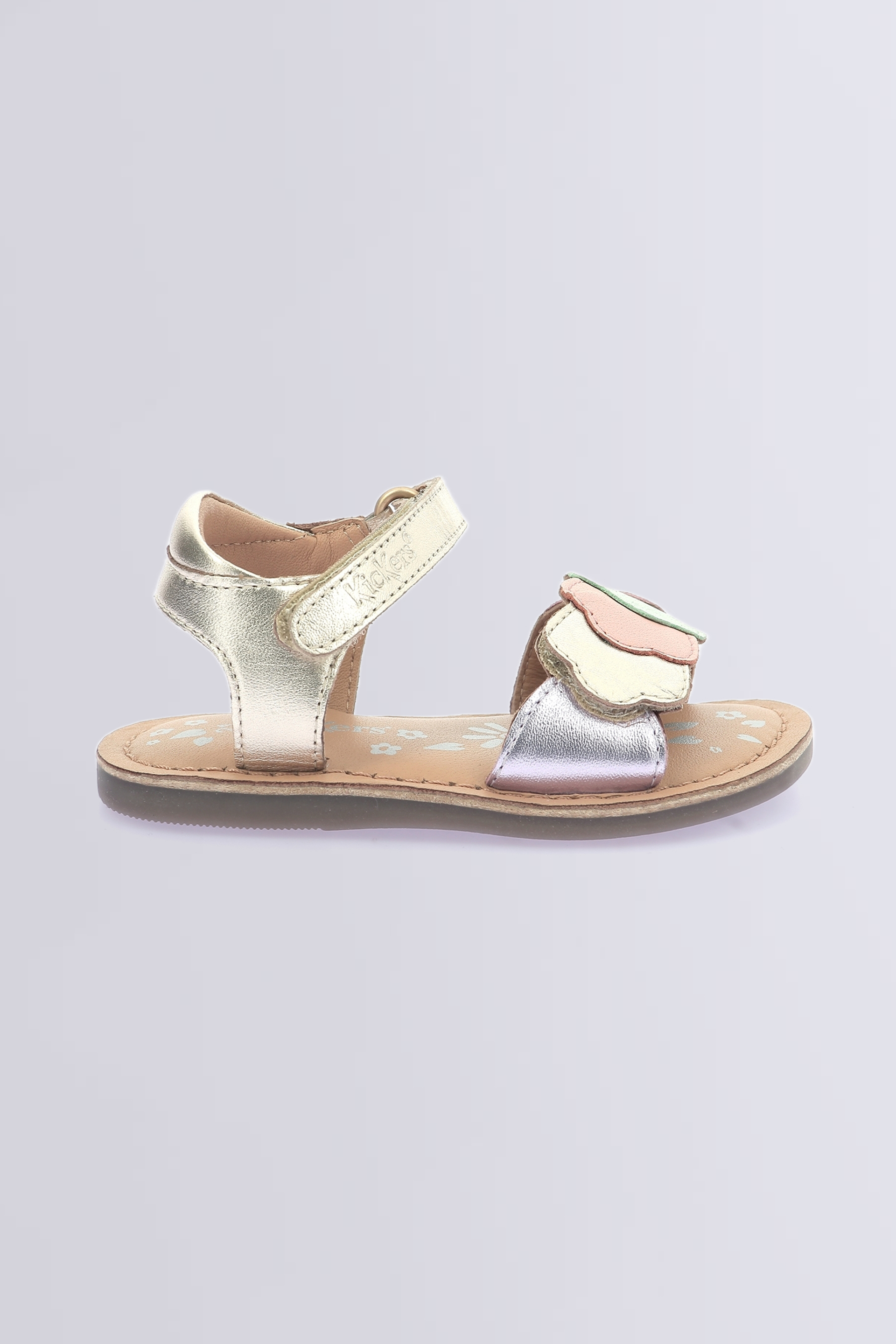 Dyastar - Sandales or pour fille de la marque Kickers  - Kids & Co © Officiel