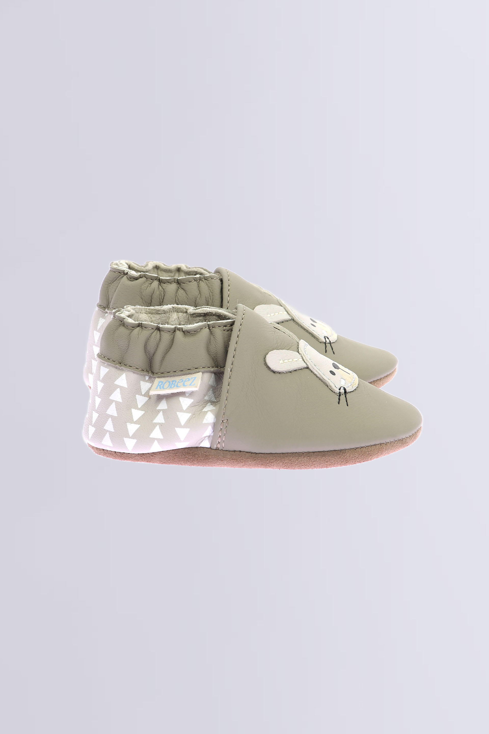 Top Place - Chaussons souples kaki pour garçon de la marque Robeez  - Kids & Co © Officiel