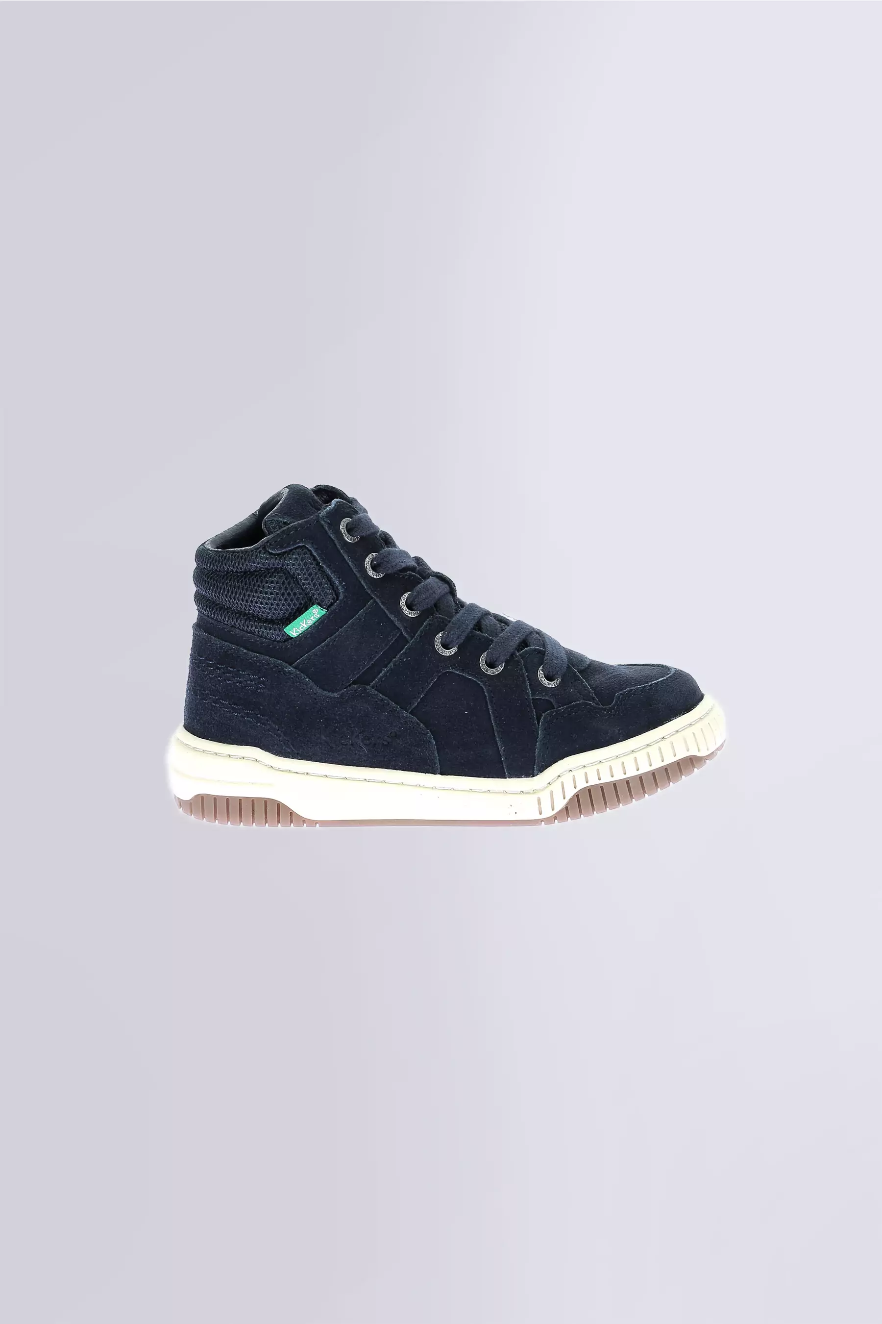 Kick90 - Sneakers hautes marine pour garçon de la marque Kickers  - Kids & Co © Officiel