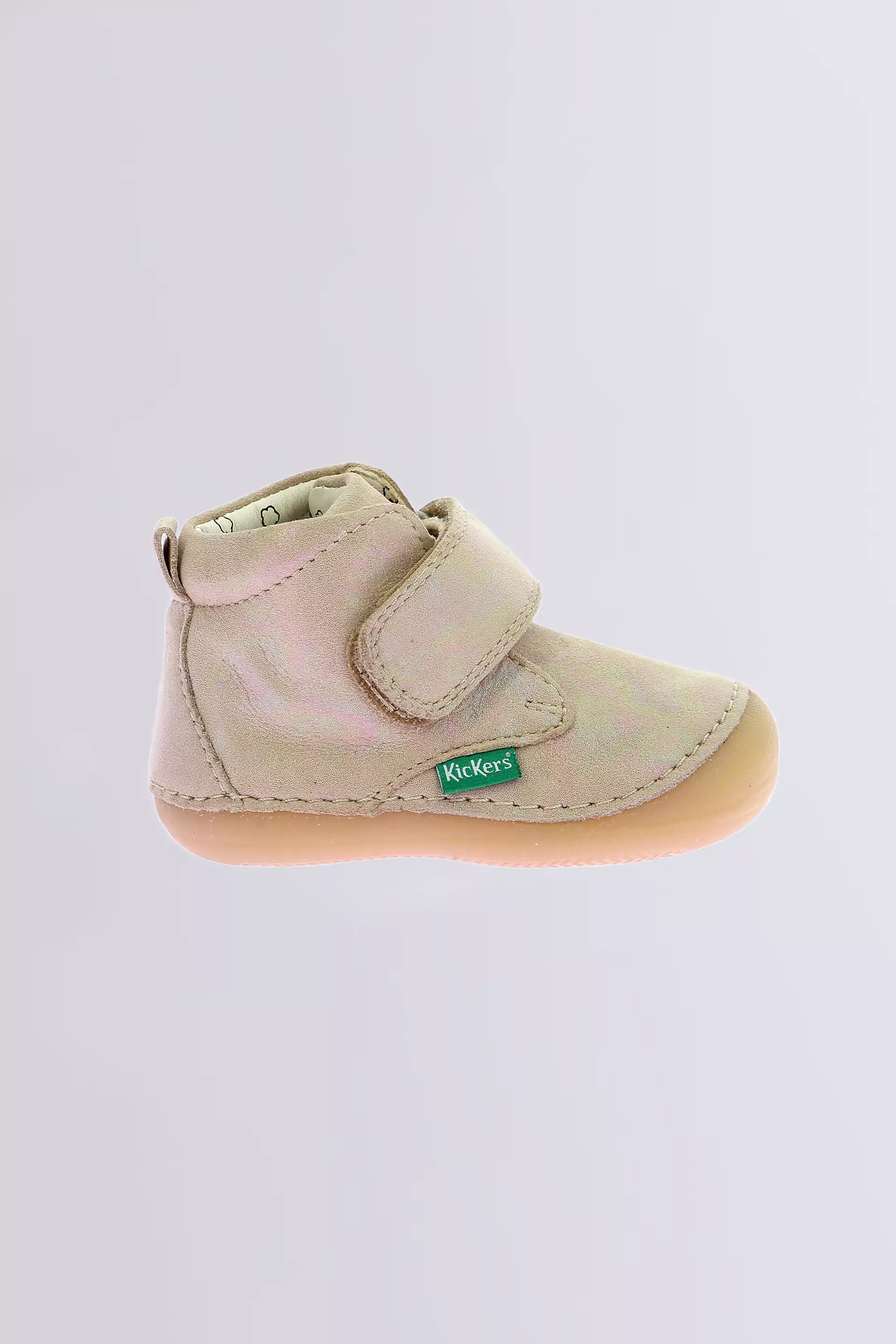 Sabio - Bottillons rose irisé pour fille de la marque Kickers  - Kids & Co © Officiel
