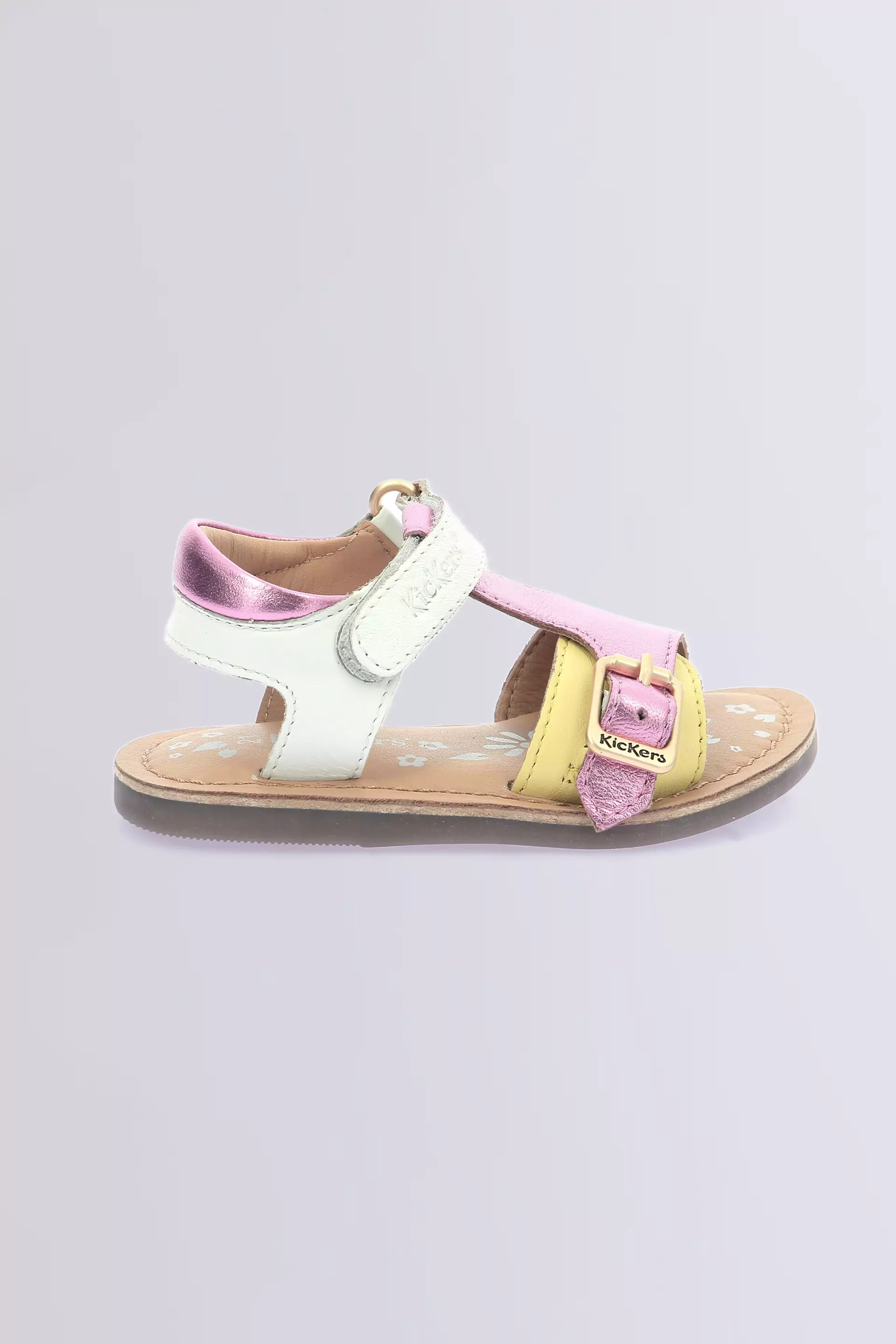 Diazz - Sandales blanc et multicore pour fille de la marque Kickers  - Kids & Co © Officiel