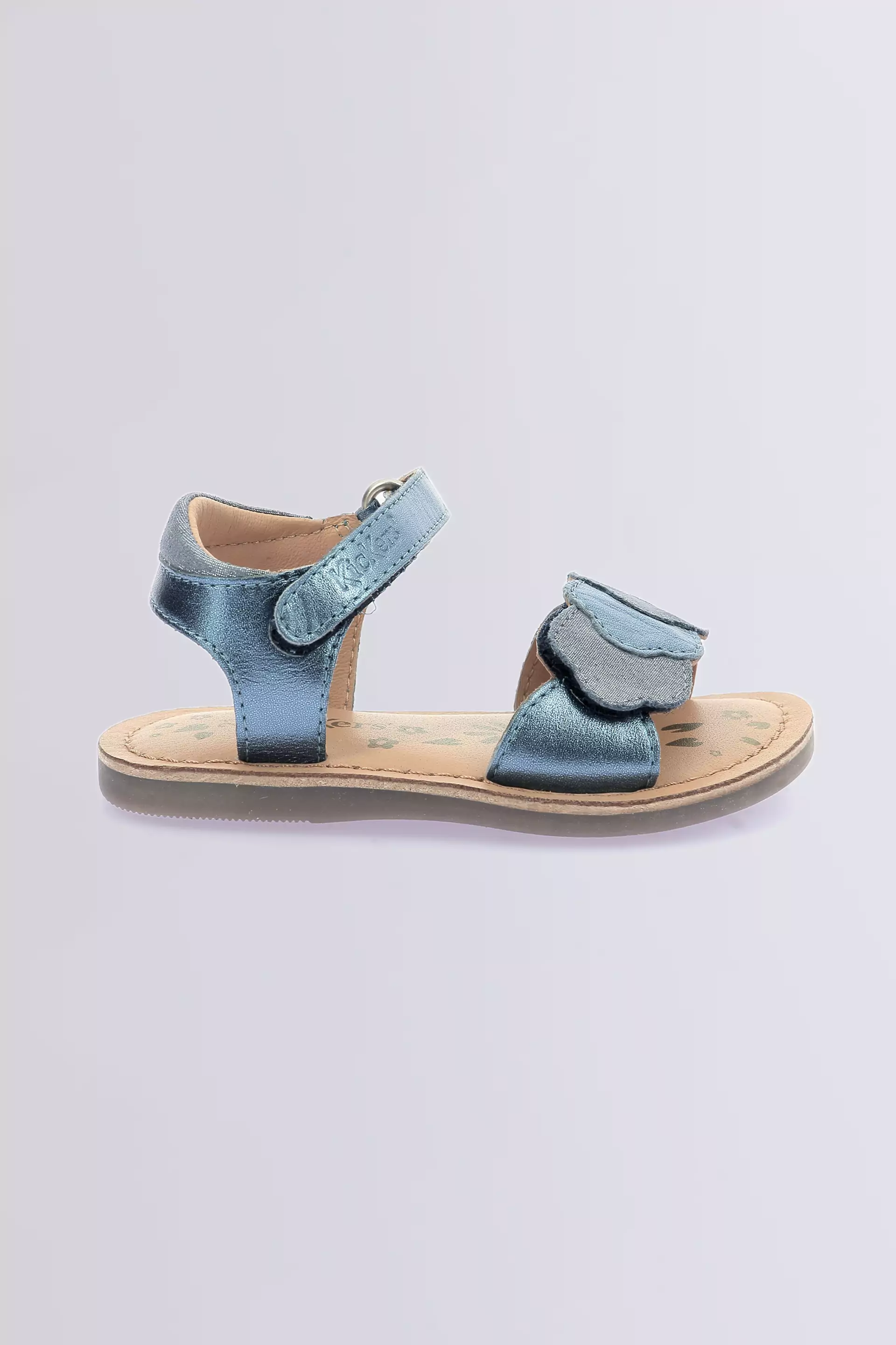 Dyastar - Sandales marine irisé pour fille de la marque Kickers  - Kids & Co © Officiel