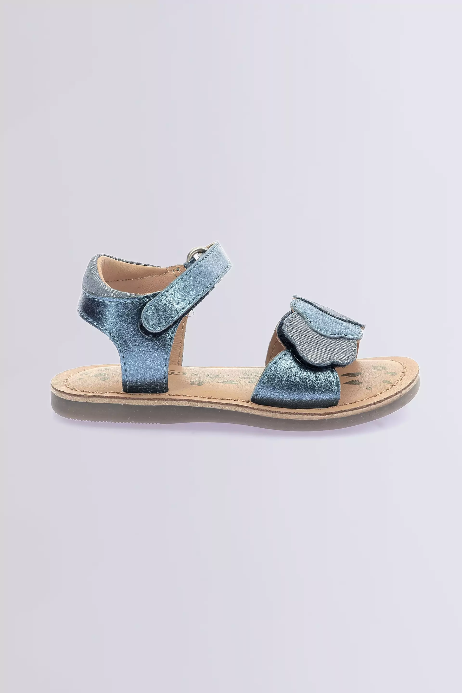 Dyastar - Sandales marine irisé pour fille de la marque Kickers  - Kids & Co © Officiel