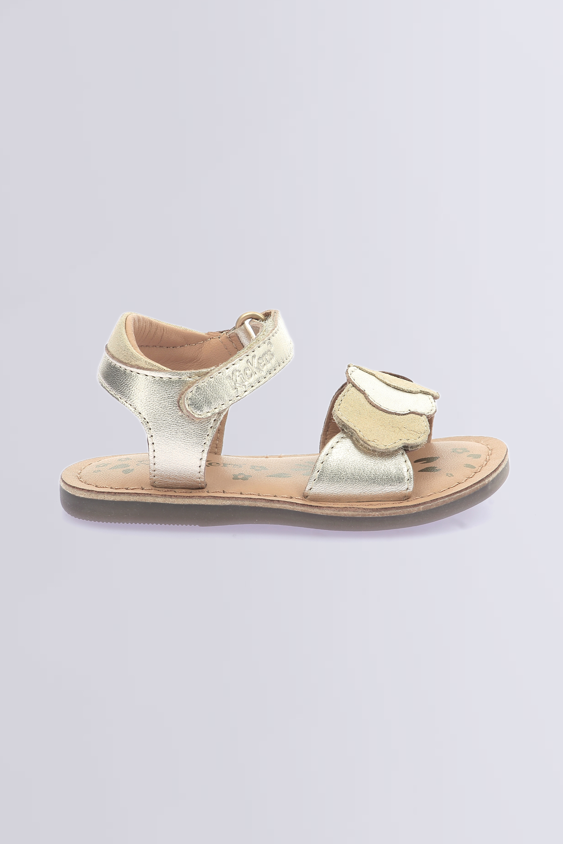 Dyastar - Sandales or pour fille de la marque Kickers  - Kids & Co © Officiel