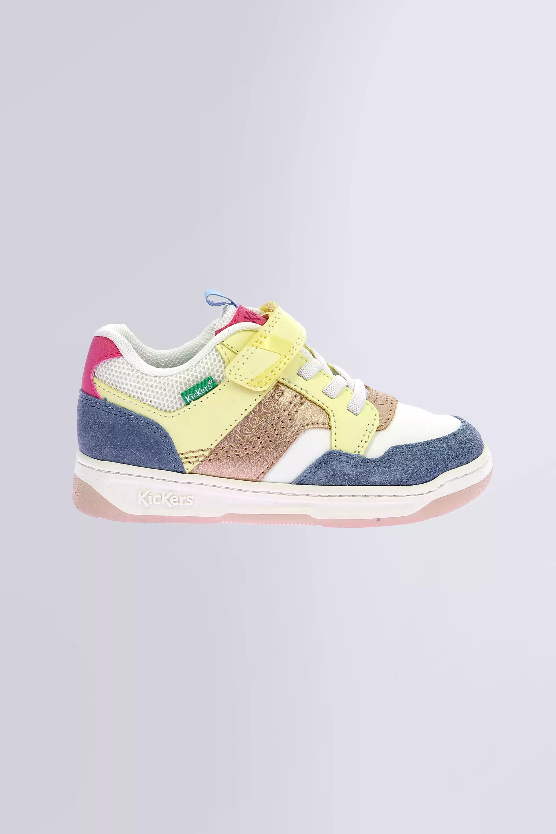 Kickarting Blanc bleu jaune Kickarting Blanc bleu jaune