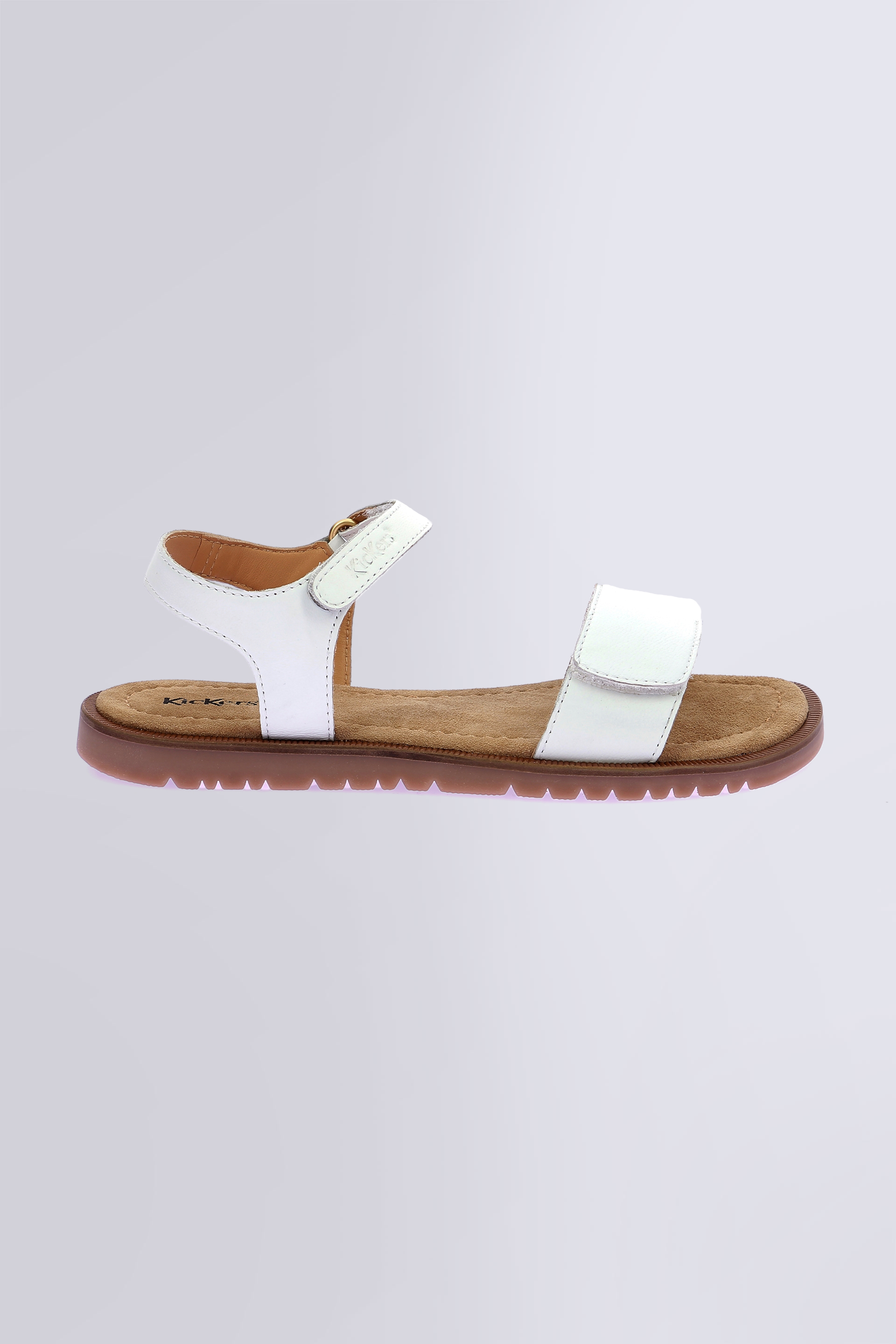 Kick Braida - Sandales blanches pour fille de la marque Kickers  - Kids & Co © Officiel