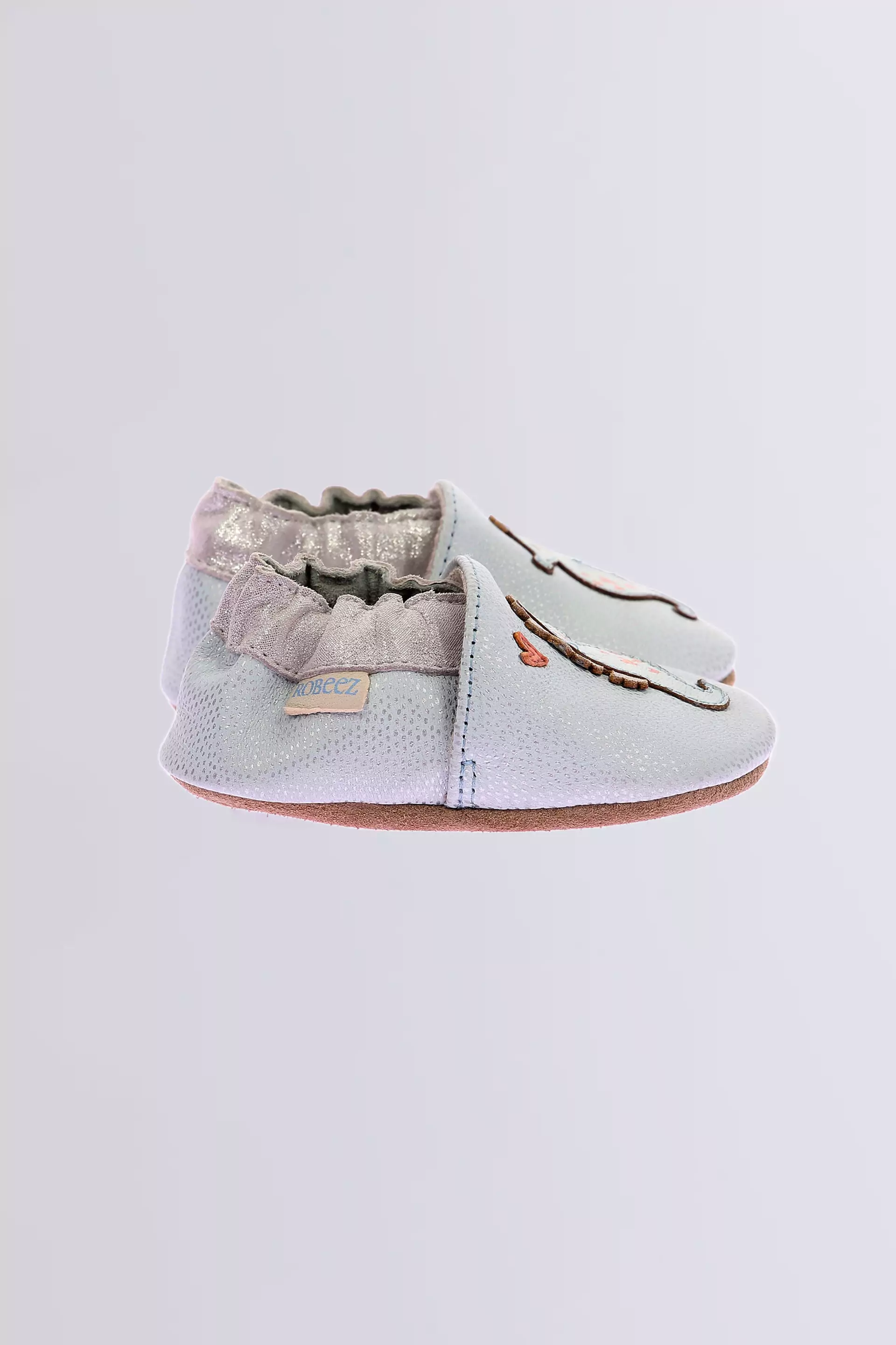 Seahorse Land - Chaussons souples bleu clair pour fille de la marque Robeez  - Kids & Co © Officiel