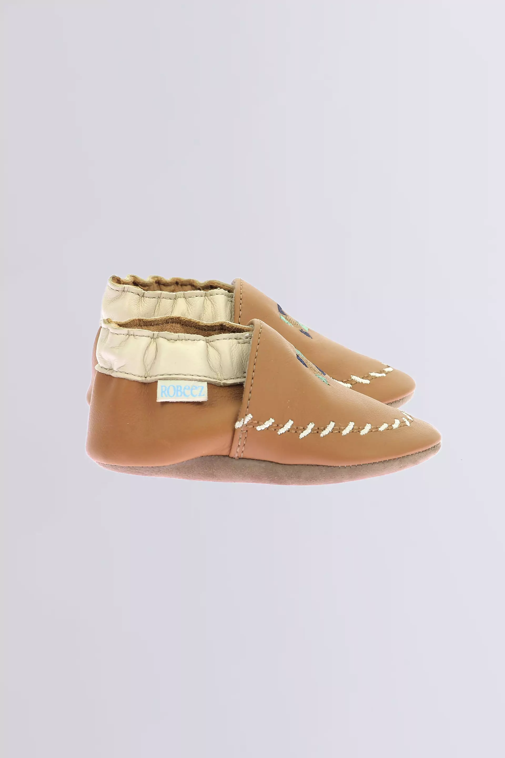 In And Out - Chaussons souples camel pour garçon de la marque Robeez  - Kids & Co © Officiel