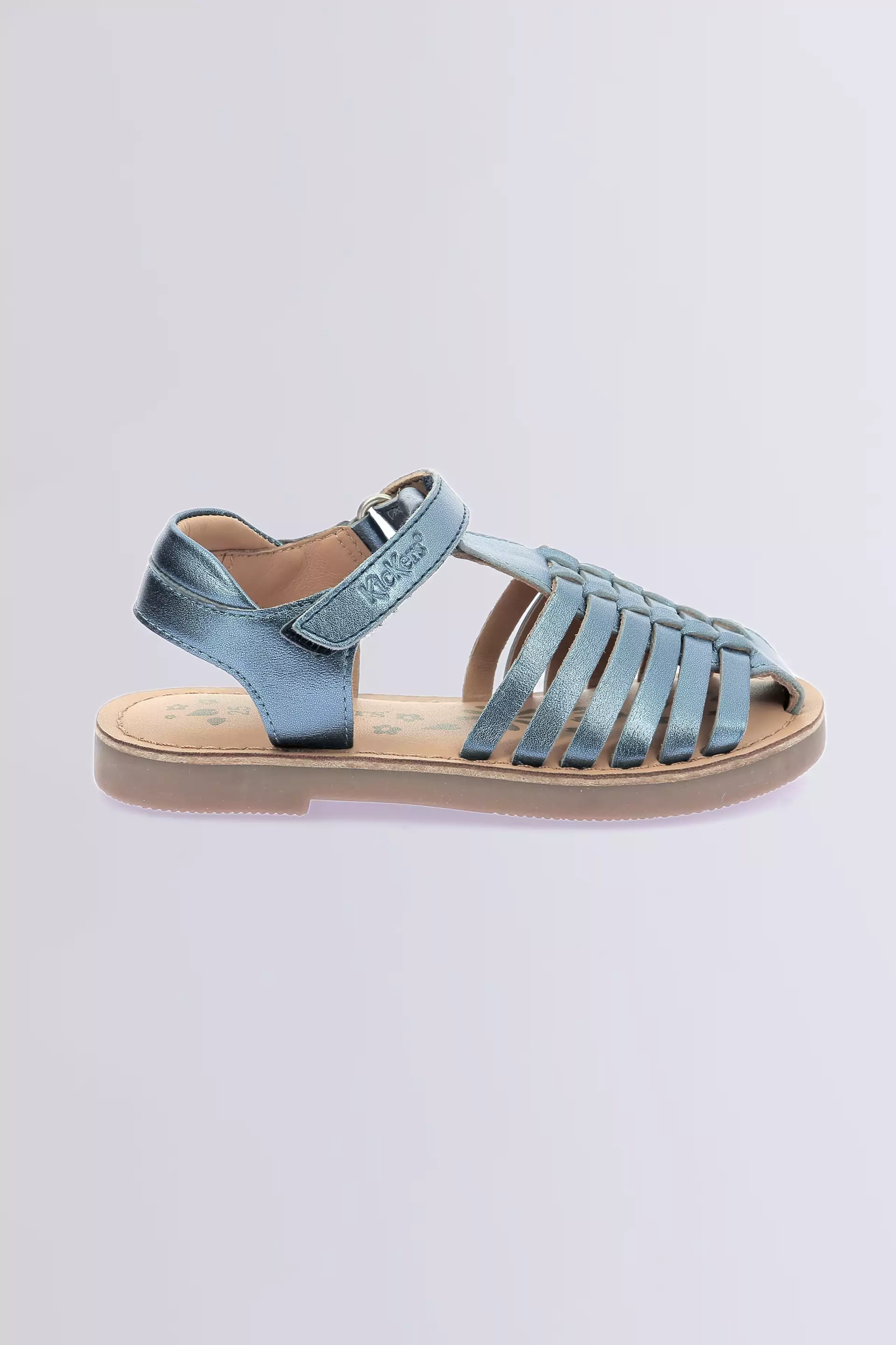Kick Preklo - Sandales marine irisé pour fille de la marque Kickers  - Kids & Co © Officiel
