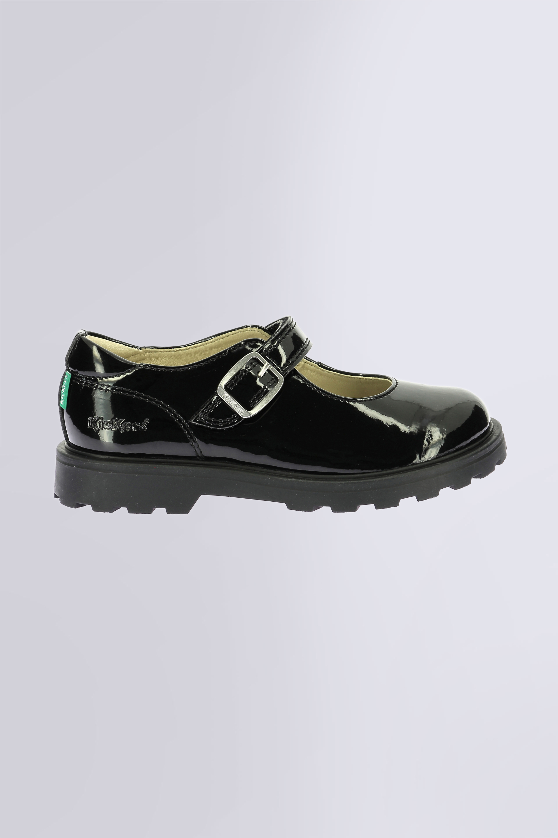 Kick Blusy - Babies noir vernis pour fille de la marque Kickers  - Kids & Co © Officiel