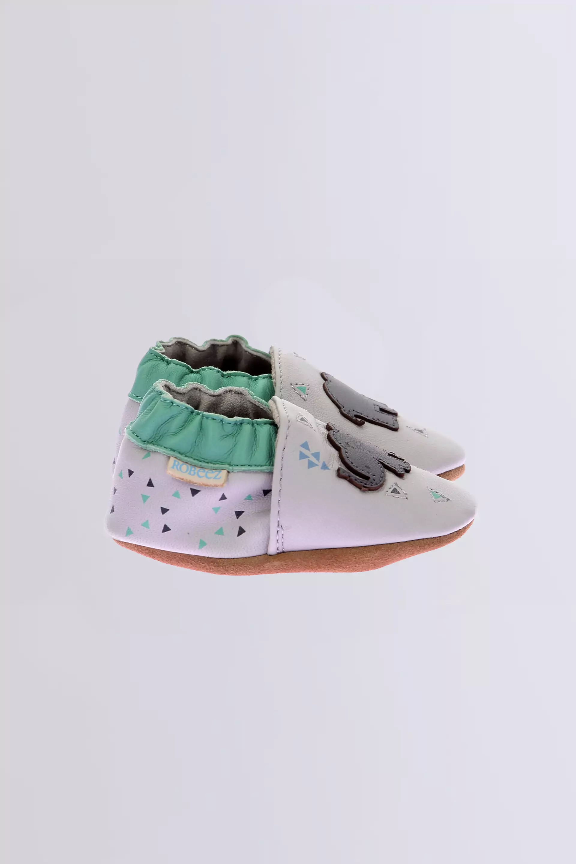 Wild Elefant - Chaussons souples gris pour garçon de la marque Robeez  - Kids & Co © Officiel