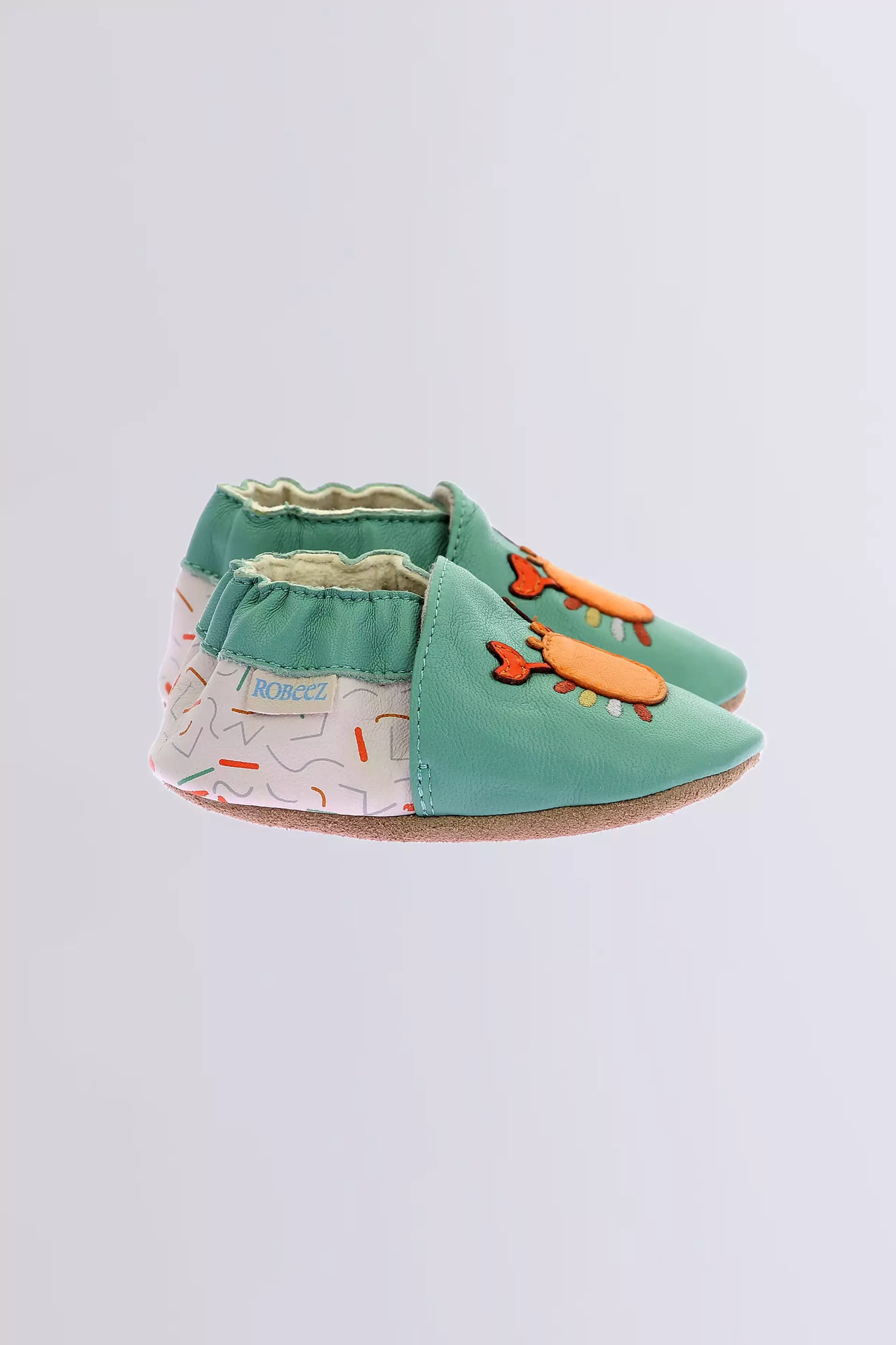 Easy Care - Chaussons souples vert pour garçon de la marque Robeez  - Kids & Co © Officiel
