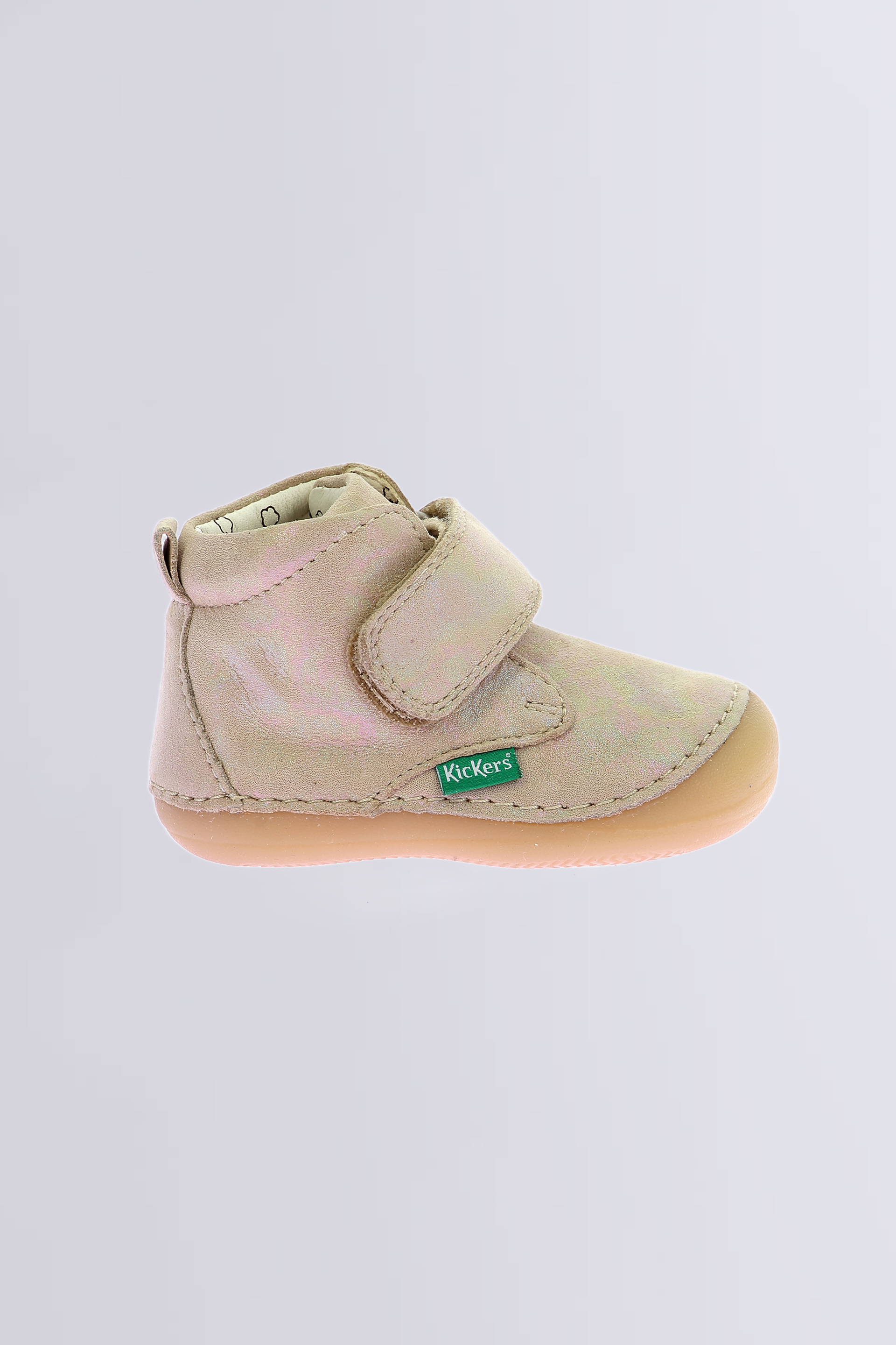 Sabio - Bottillons rose irisé pour fille de la marque Kickers  - Kids & Co © Officiel
