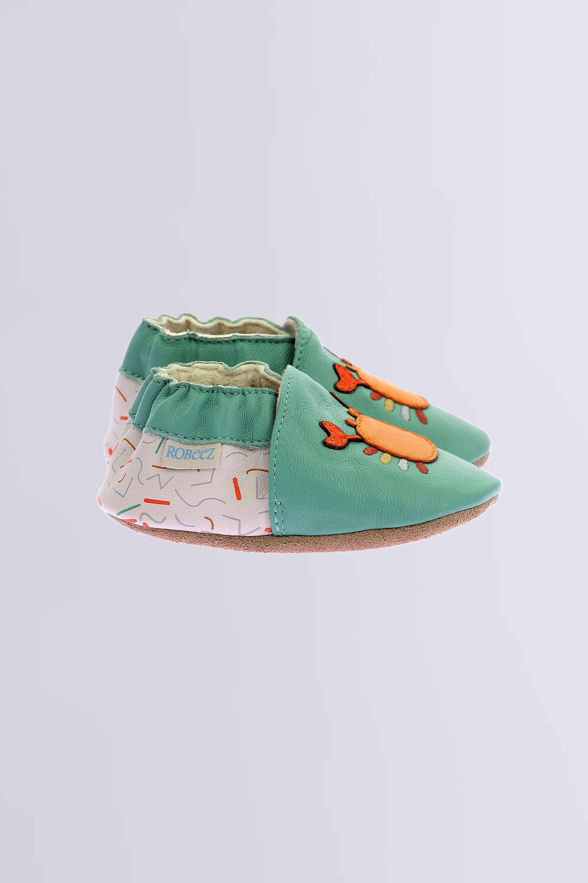 Easy Care - Chaussons souples vert pour garçon de la marque Robeez  - Kids & Co © Officiel