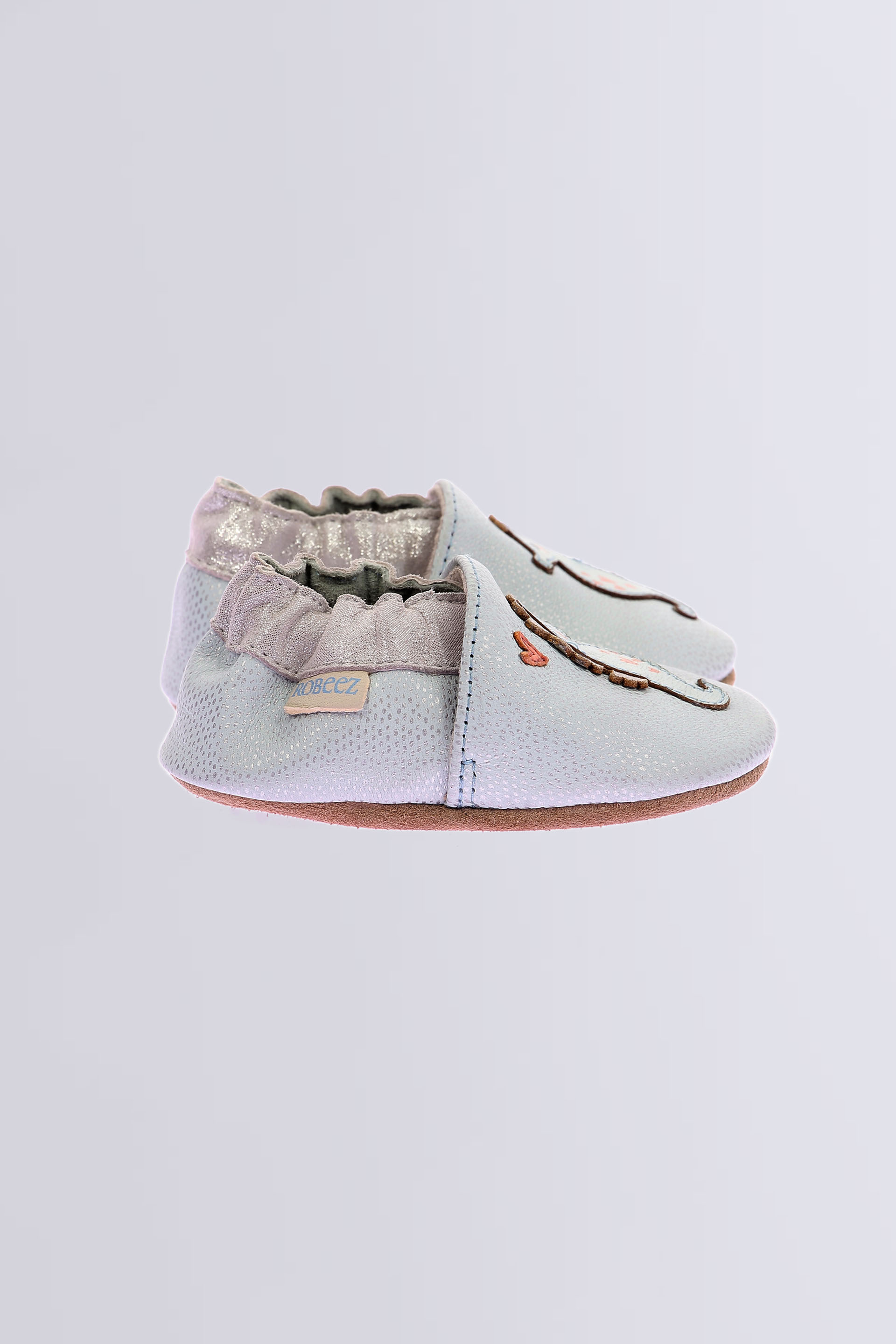 Seahorse Land - Chaussons souples bleu clair pour fille de la marque Robeez  - Kids & Co © Officiel