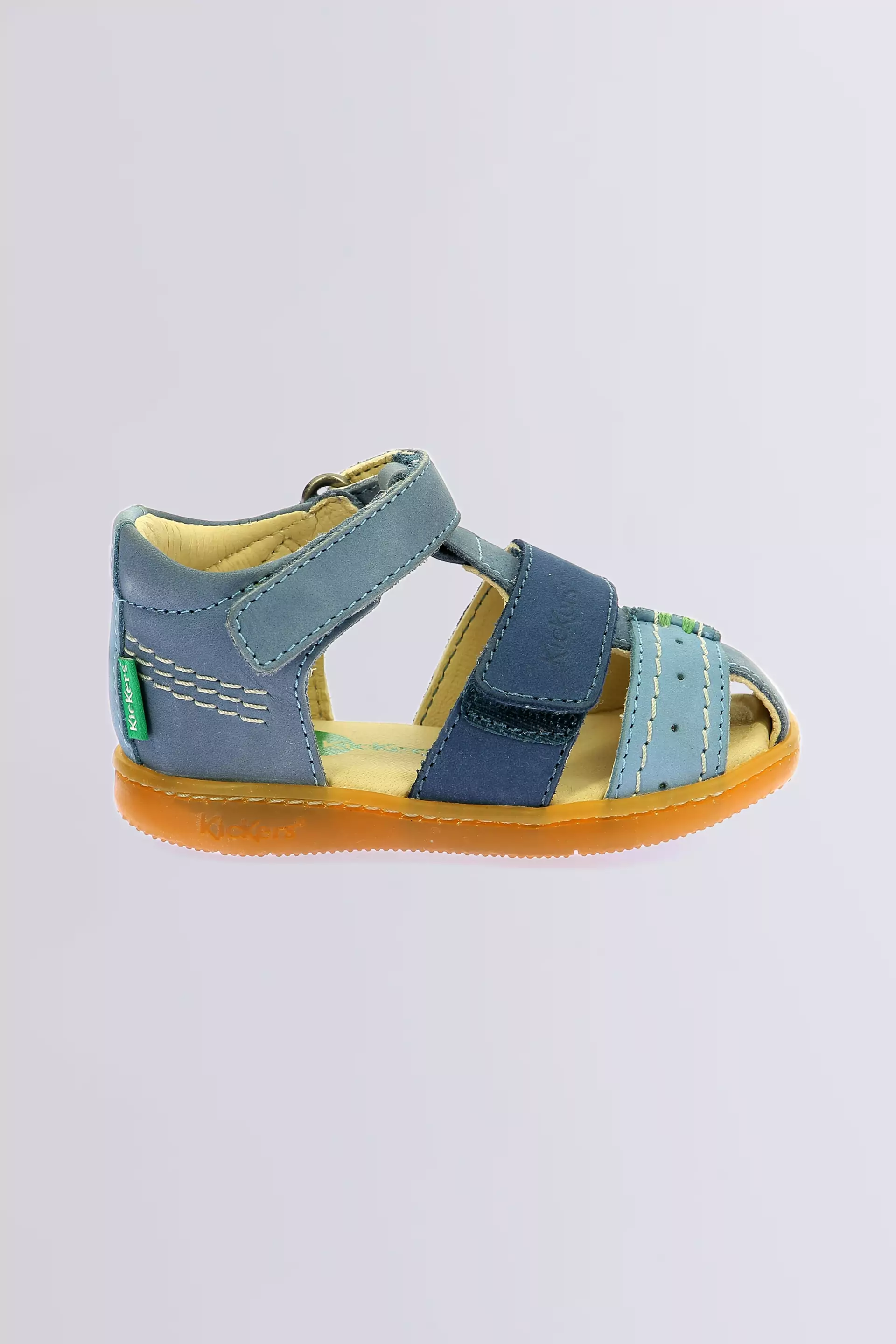Kick Bazar - Sandales bleues pour garçon de la marque Kickers  - Kids & Co © Officiel