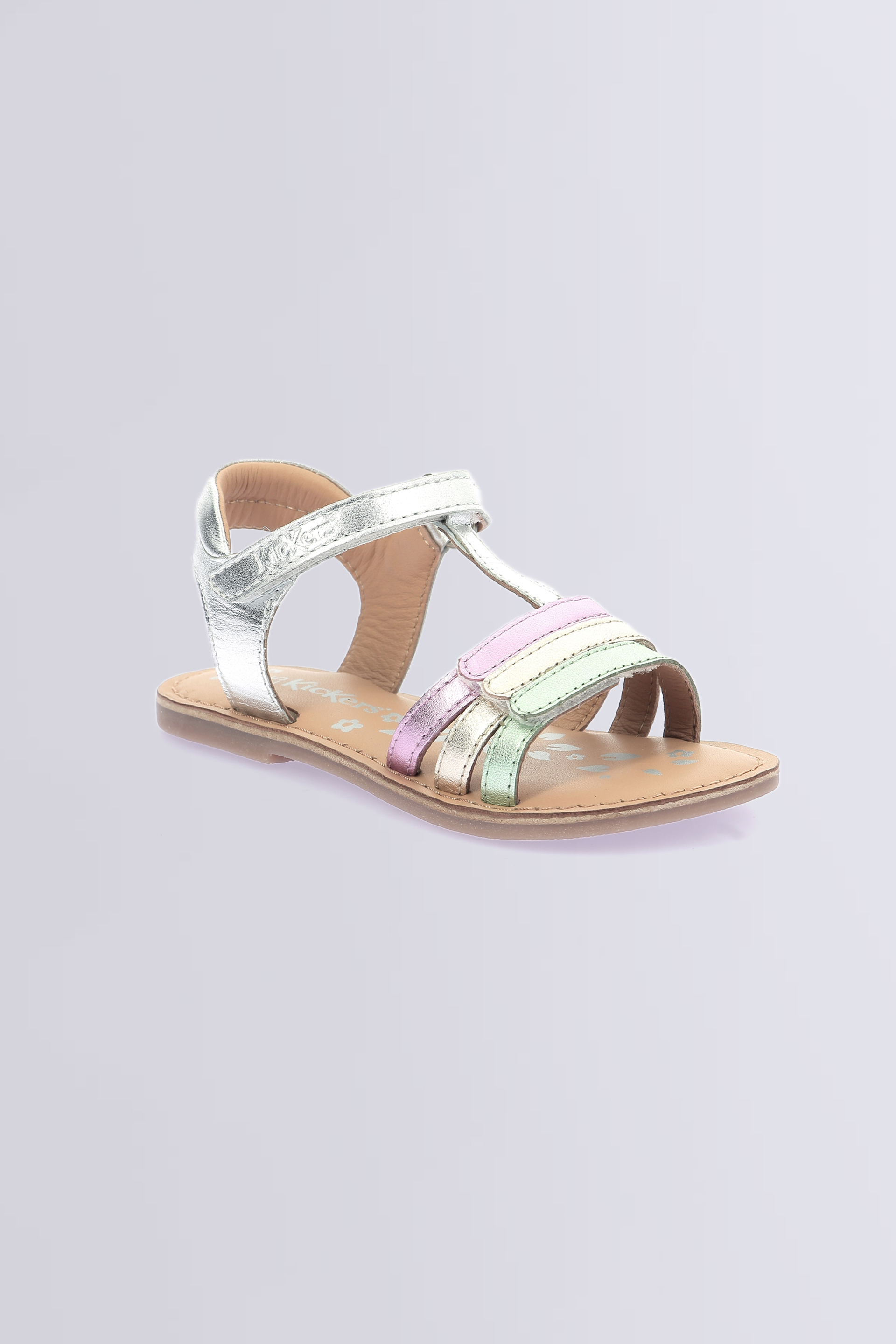 Diamanto - Sandales argent pour fille de la marque Kickers  - Kids & Co © Officiel