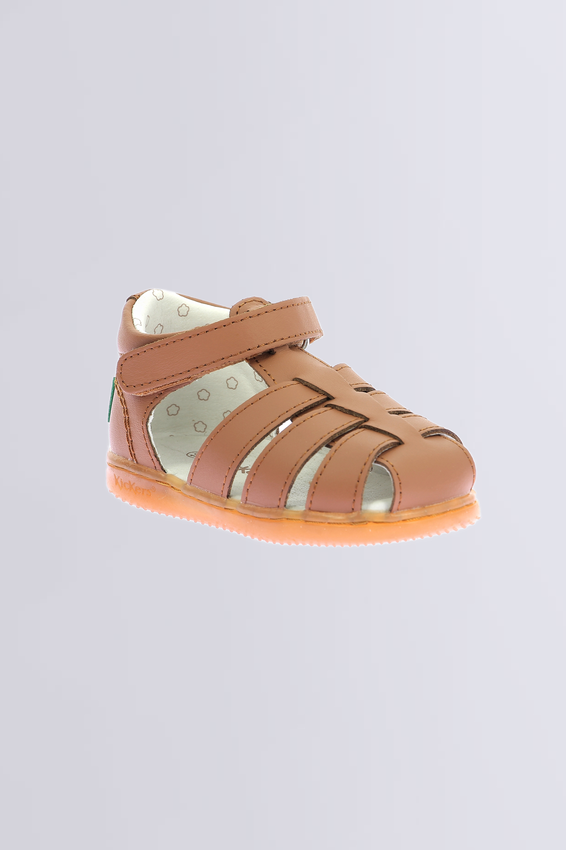 Kick Flo - Sandales camel pour fille et garçon de la marque Kickers  - Kids & Co © Officiel