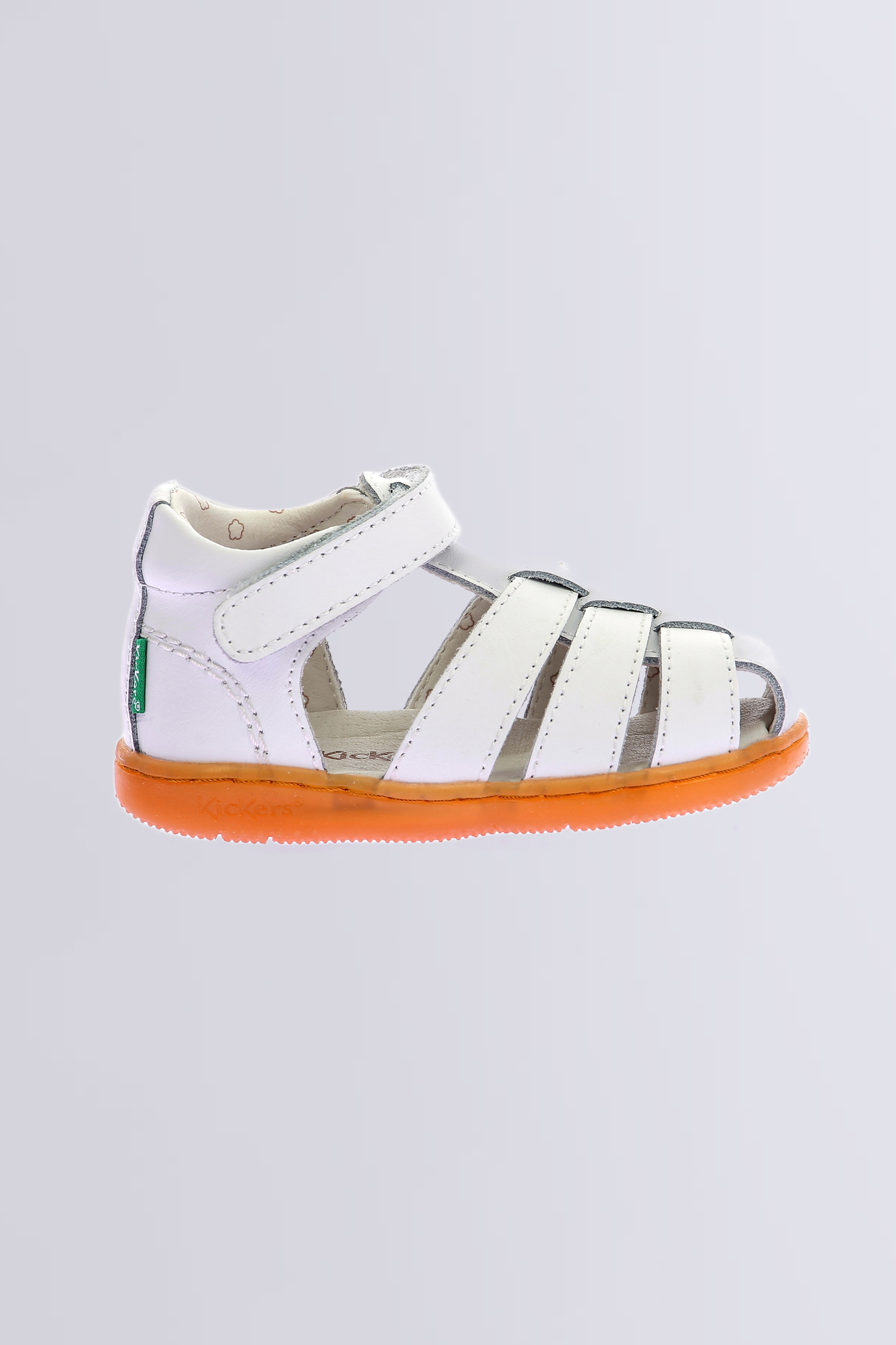 Kick Flo - Sandales blanches pour fille de la marque Kickers  - Kids & Co © Officiel