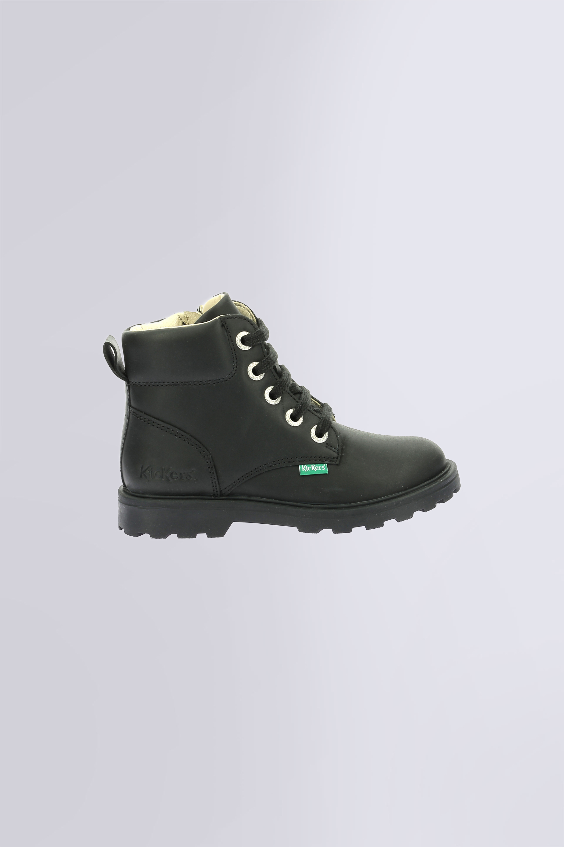 Kick Bluck - Bottillons noir pour fille et garçon de la marque Kickers  - Kids & Co © Officiel