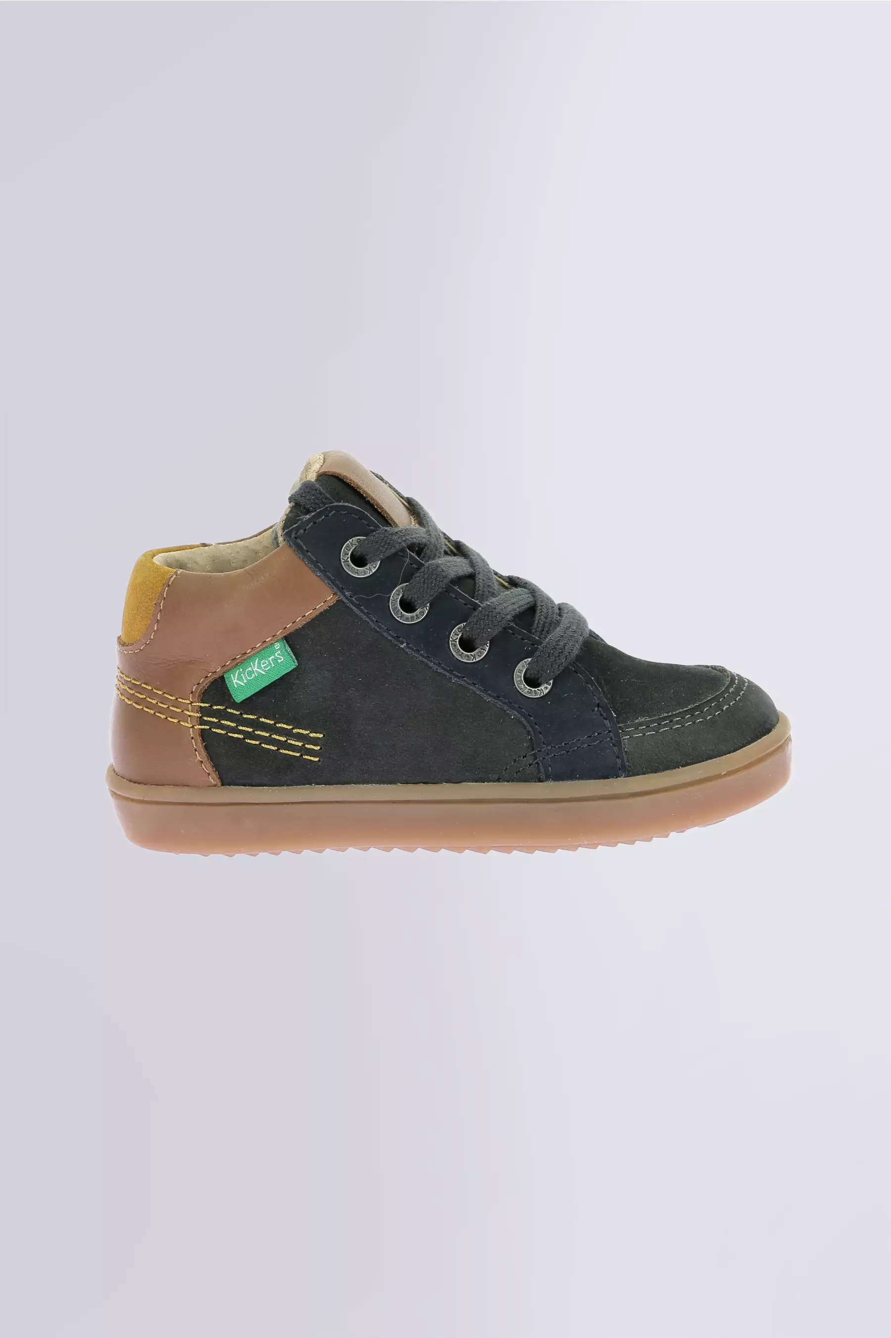 Kick weby Vert fonce camel (25-32) Kick weby Vert fonce camel (25-32)