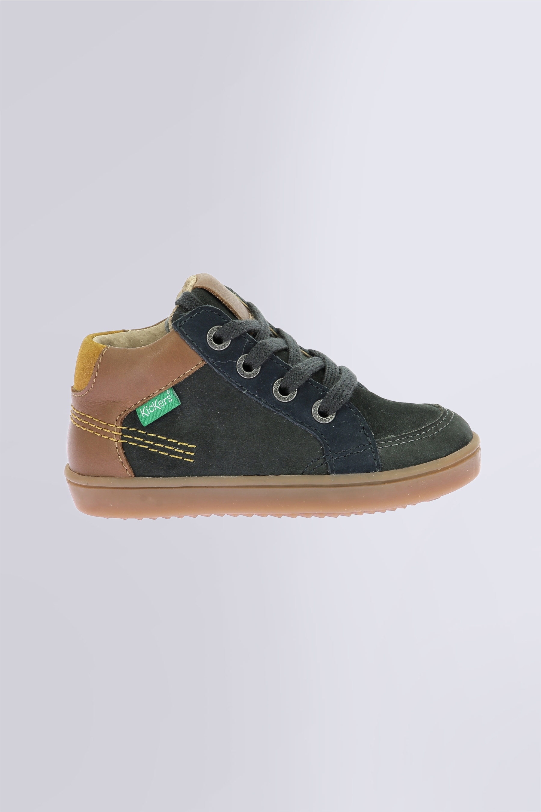 Kick weby Vert fonce camel (25-32) Kick weby Vert fonce camel (25-32)