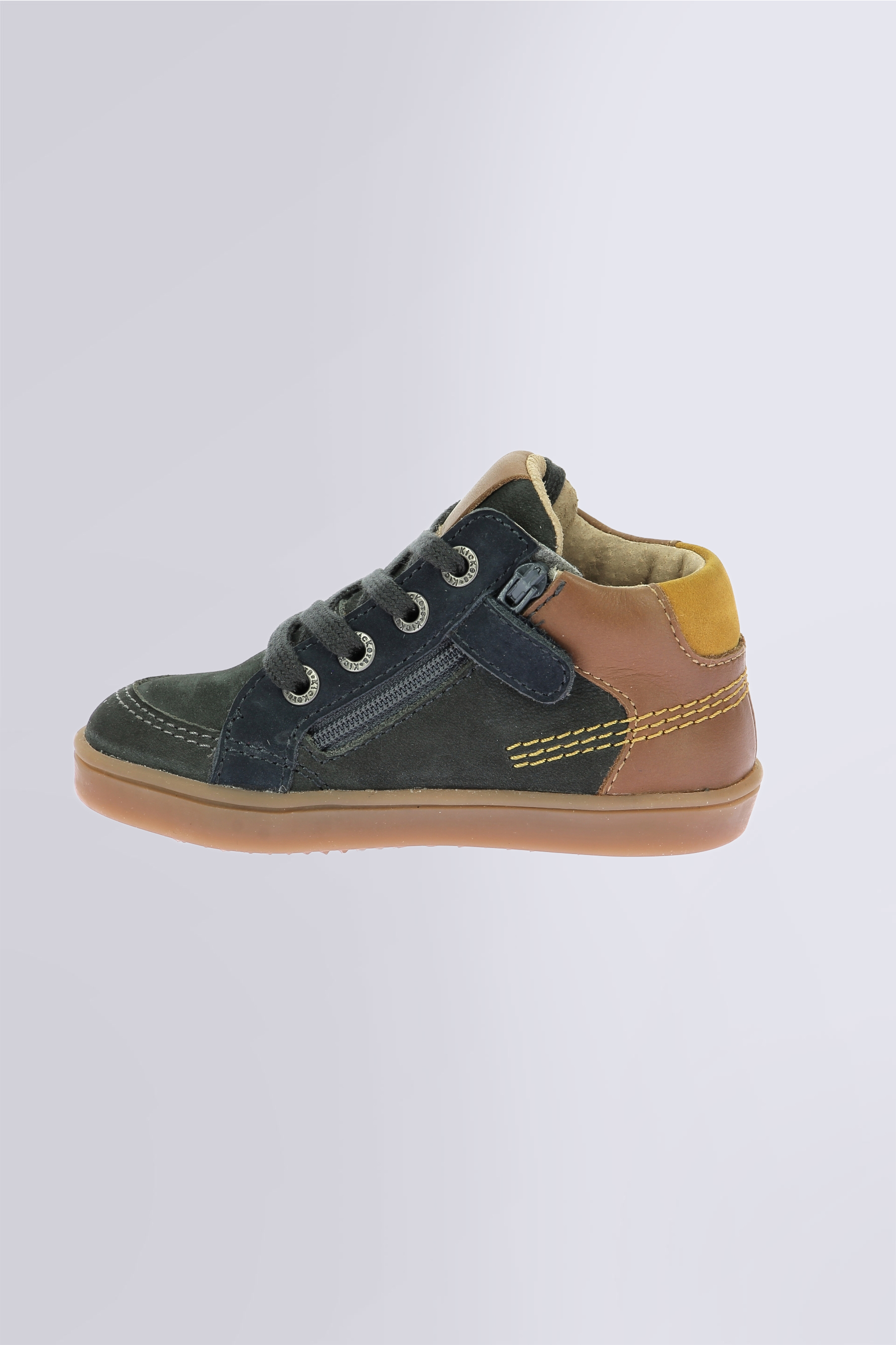 Kick weby Vert fonce camel (25-32) Kick weby Vert fonce camel (25-32)