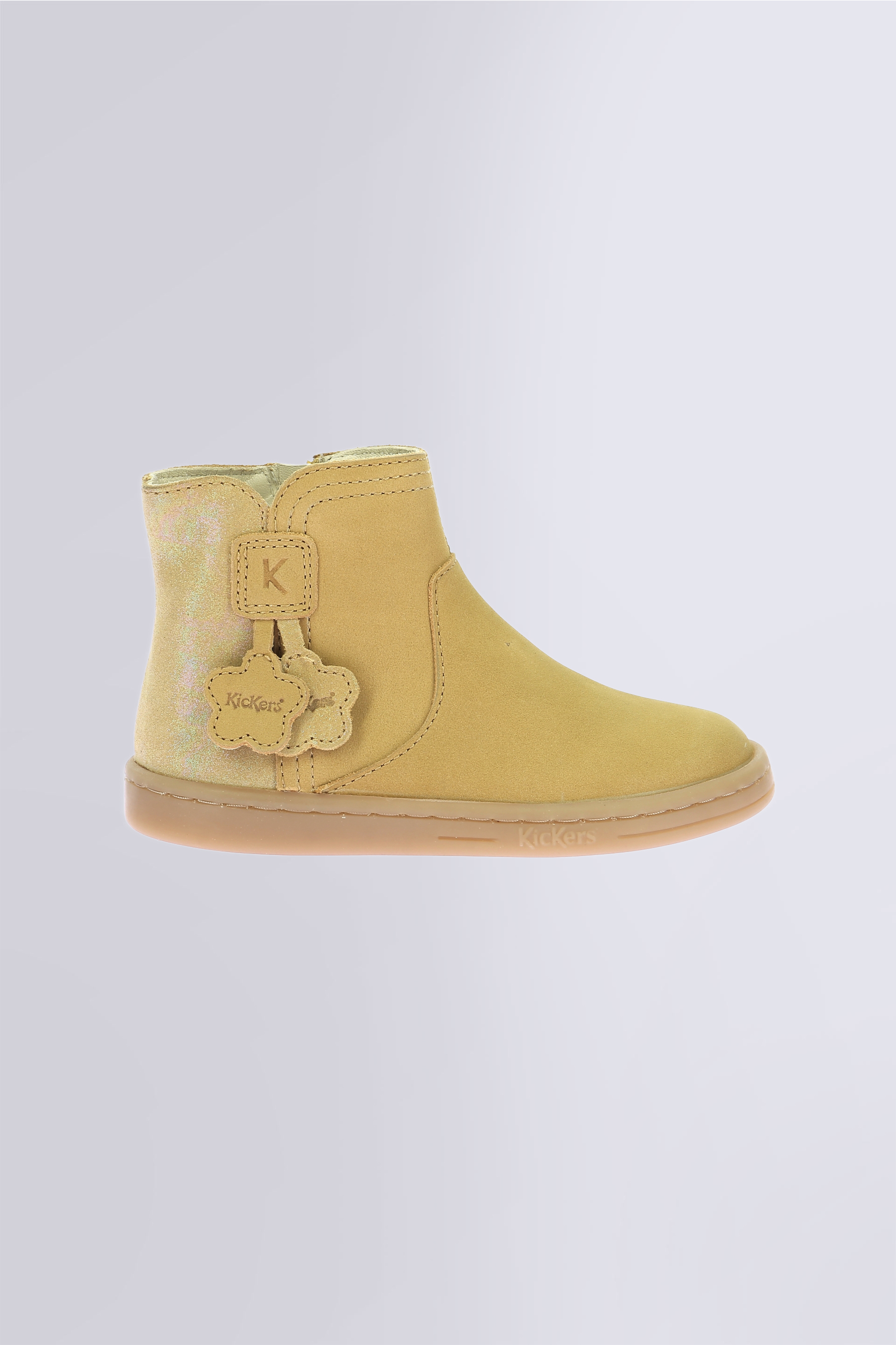 Kick Tackeen - Bottines camel pour fille de la marque Kickers  - Kids & Co © Officiel